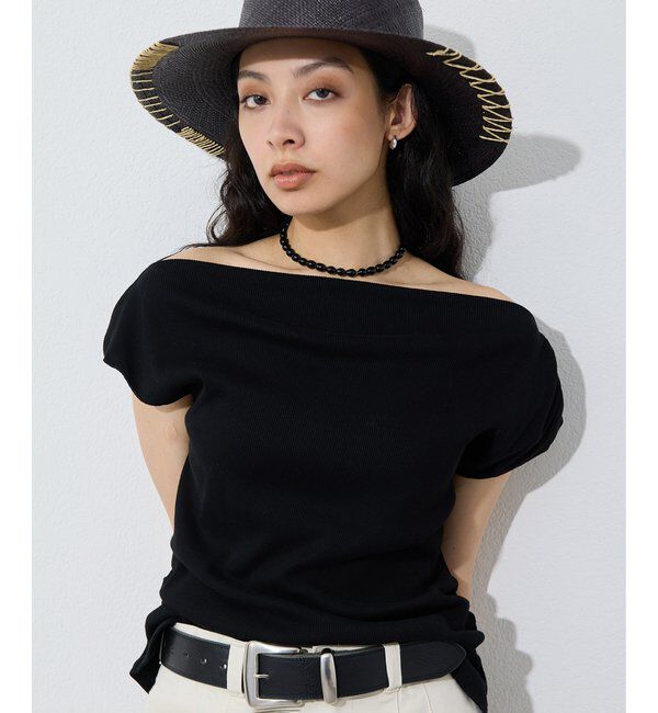  「ワンショルフレンチプルオーバー」|Tシャツ・カットソー|
