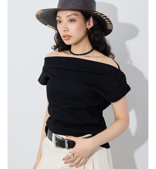  「ワンショルフレンチプルオーバー」|Tシャツ・カットソー|