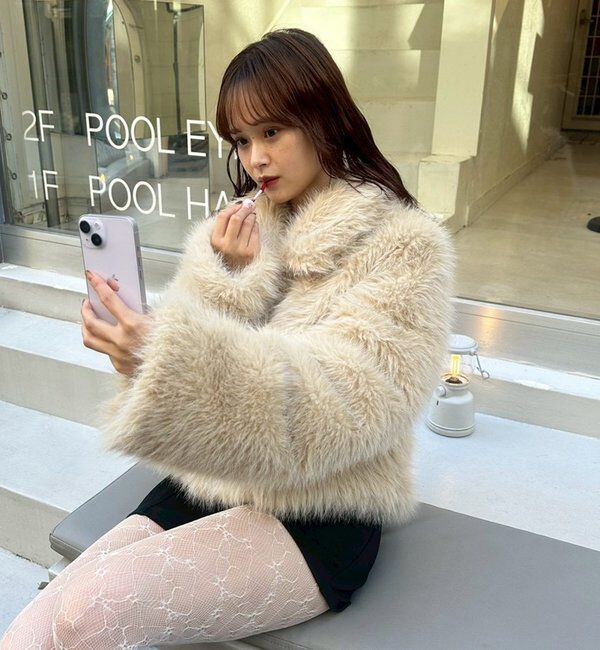  「【ZOZO限定REVIVAL】26AWショートファーコート」|その他|