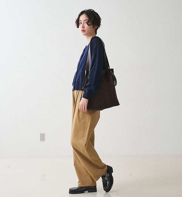 collex「【WEB限定】【別注】【BEAURE/ヴュレ】スエードカウレザー2WAYハンドル」|トートバッグ|