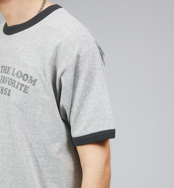 ABAHOUSE「【FRUIT OF THE LOOM】リンガー クルーネック ショートスリーブ」|Tシャツ・カットソー|