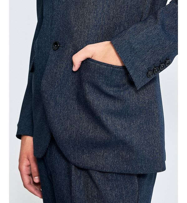 ABAHOUSE「【セットアップ対応】デニムライク ジャケット / FLEX JACKET / 2」|テーラードジャケット|