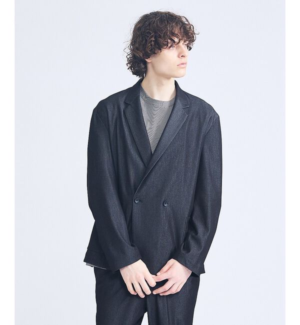 ABAHOUSE「【セットアップ対応】デニムライクツイル ダブルジャケット【予約】」|その他|