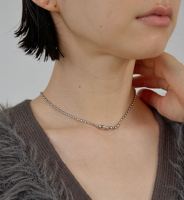 NOMINE「変形ボール チェーンネックレス」|ネックレス|シルバー