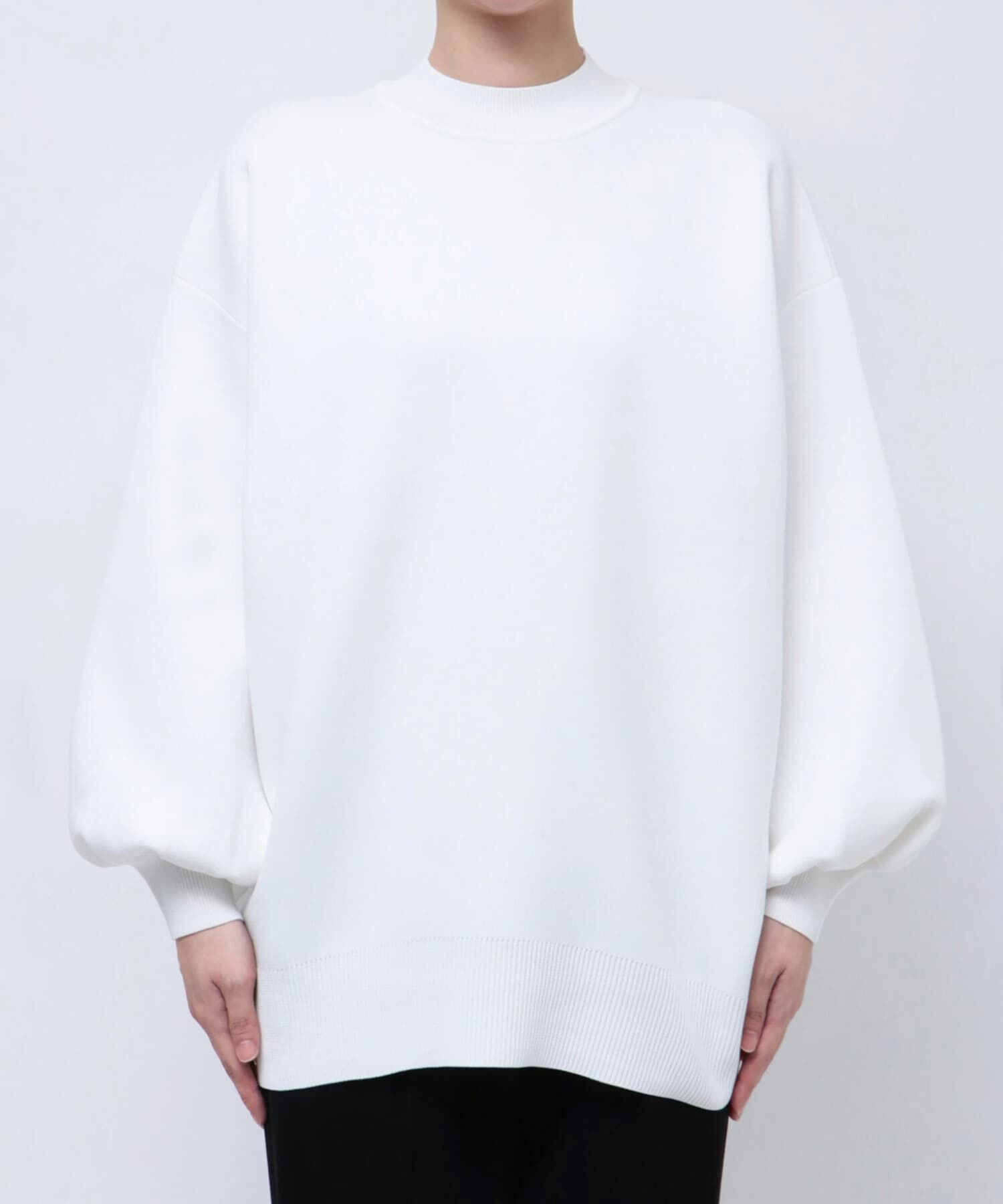 URBAN RESEARCH ROSSO「ELENDEEK　FORM SLEEVE OVER KNIT」|ニット・セーター|