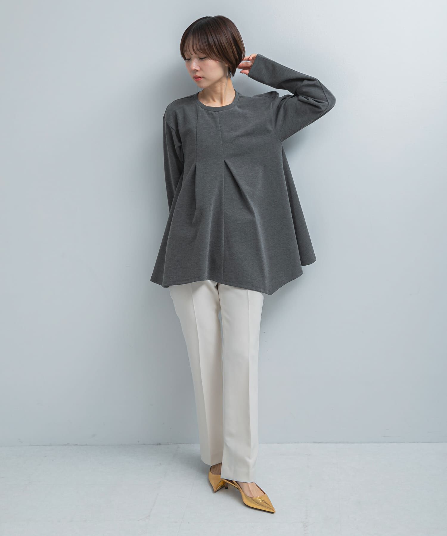 URBAN RESEARCH ROSSO「ELENDEEK　ASYME HEM LONG SL CUT AND SEWN」|Tシャツ・カットソー|