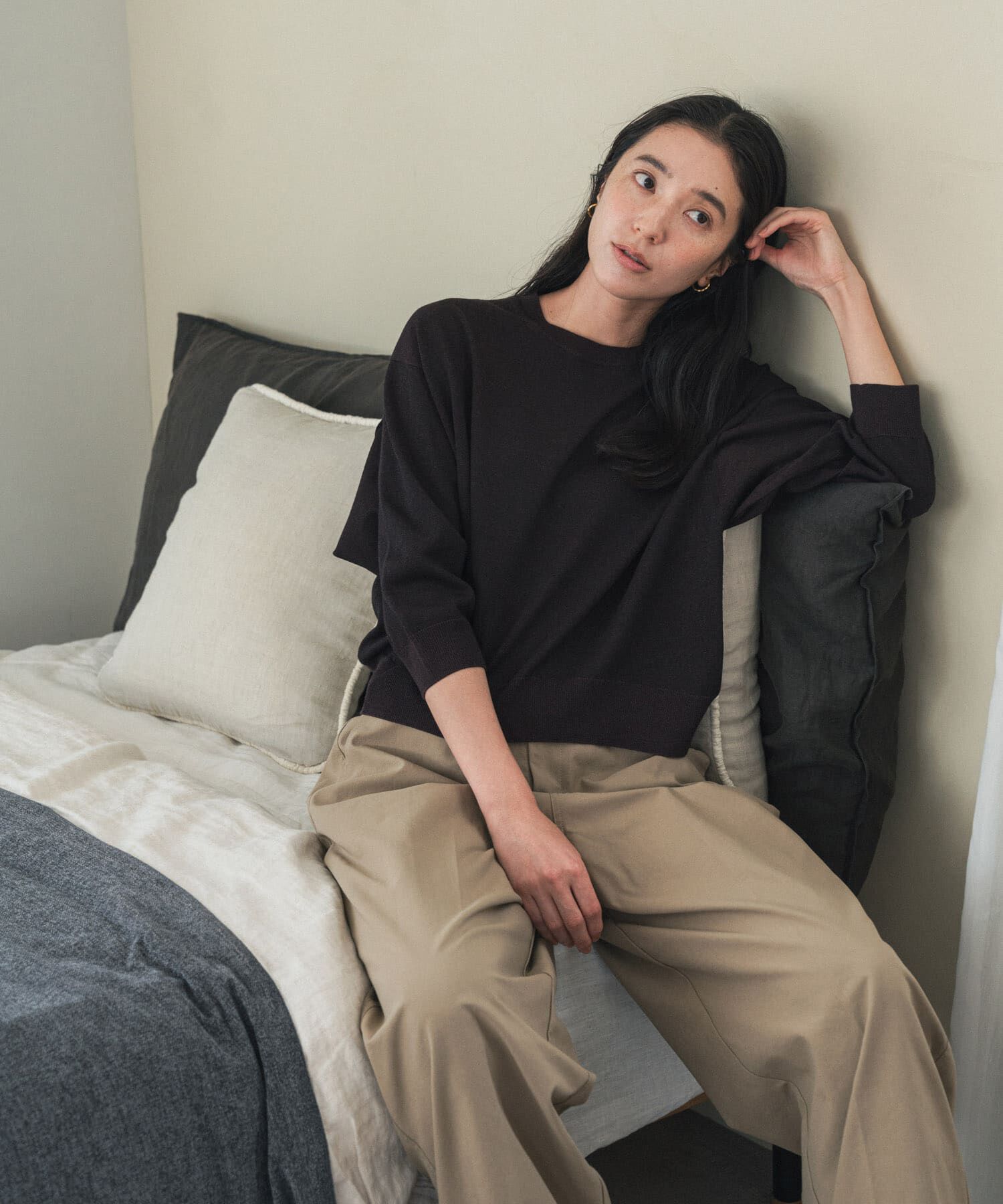 URBAN RESEARCH DOORS「ウォッシャブルブライトプルオーバー」|その他|