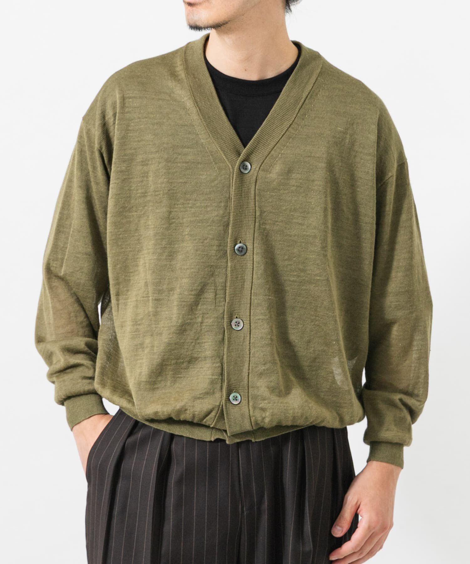 URBAN RESEARCH「RAMIE SHEER CARDIGAN」|ニット・セーター|