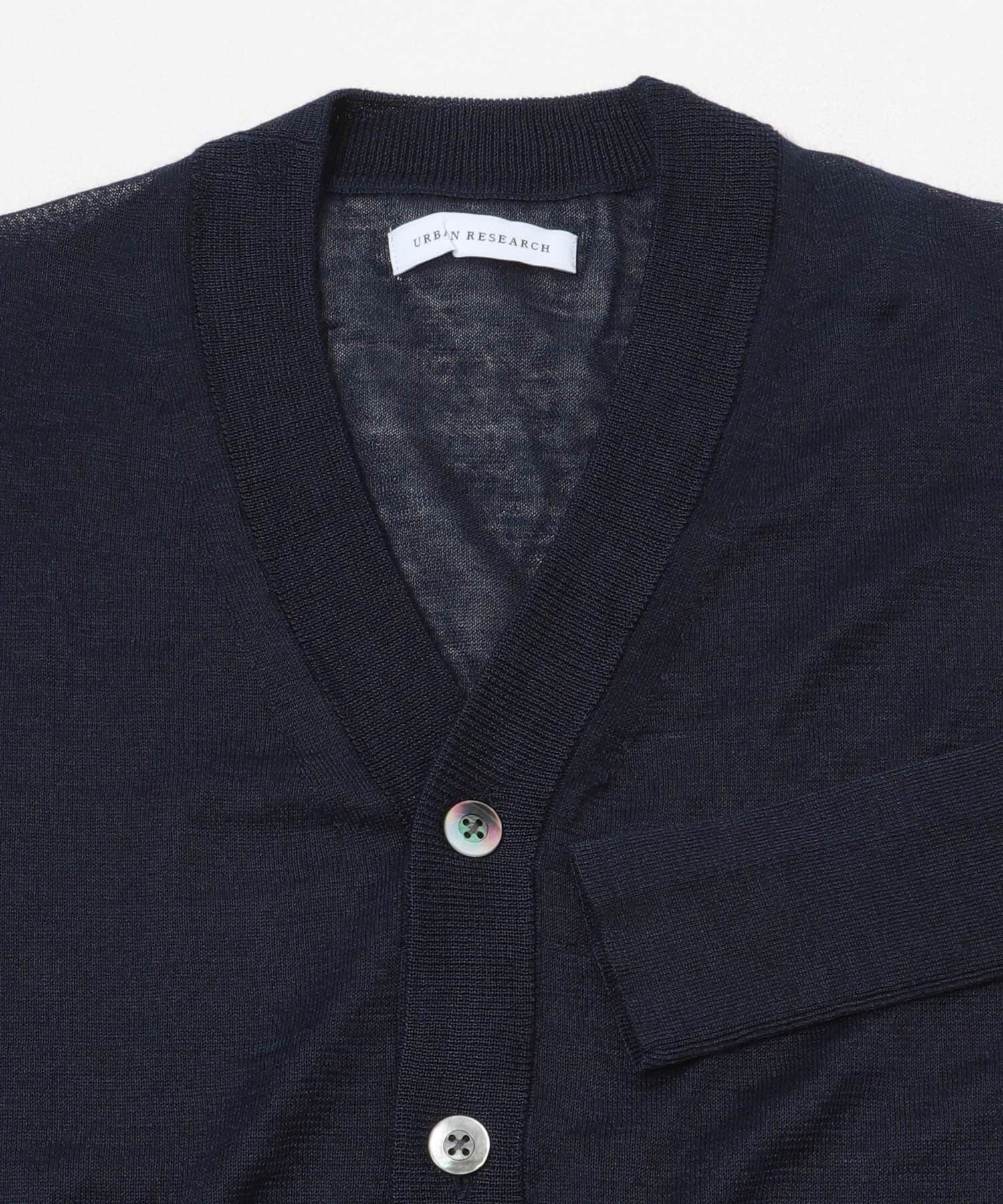 URBAN RESEARCH「RAMIE SHEER CARDIGAN」|ニット・セーター|