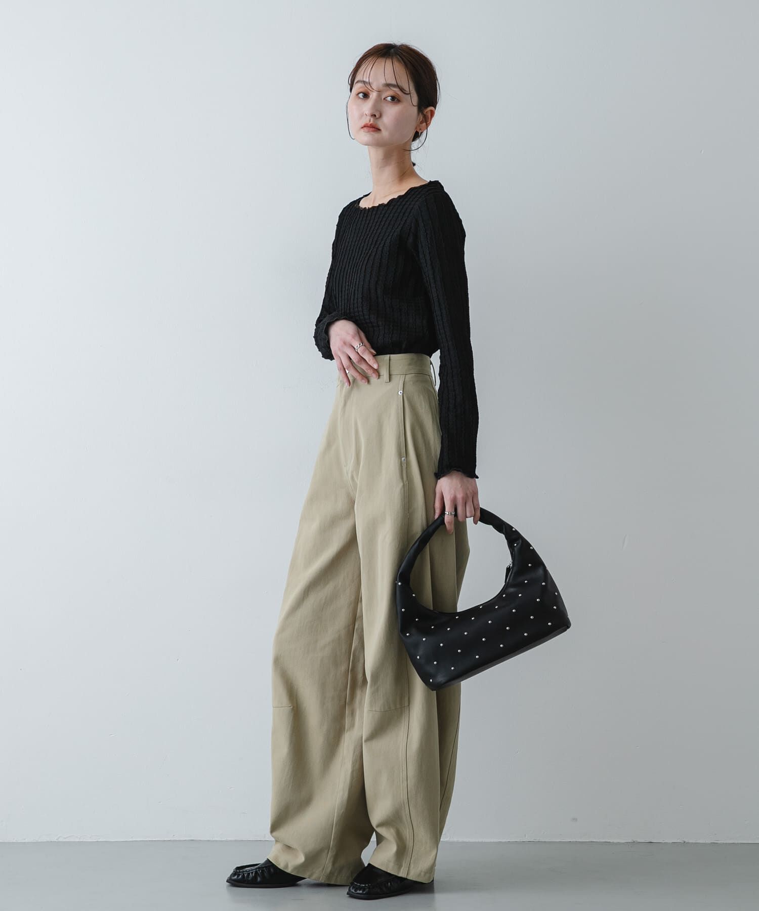 SENSE OF PLACE by URBAN RESEARCH「ジャガードクロップドトップ」|Tシャツ・カットソー|