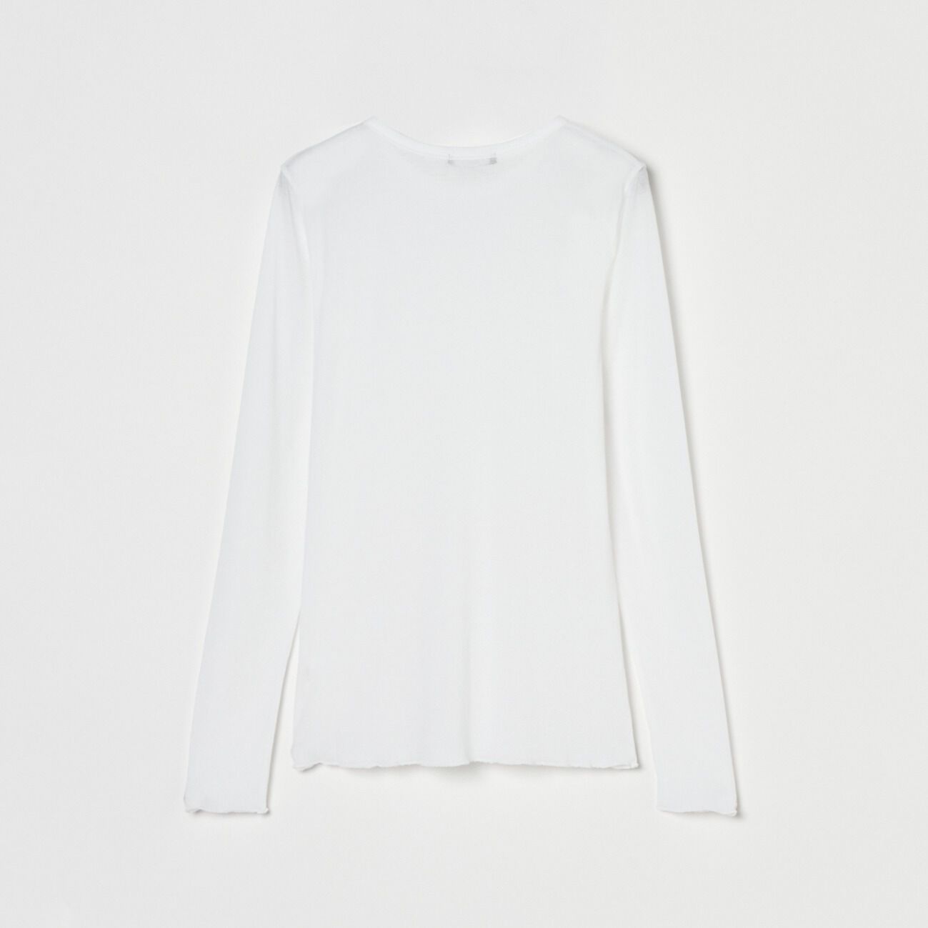 HELIOPOLE「HELIOPOLE 【smooth skin series】SHEER RIB JERSEY CREW」|Tシャツ・カットソー|