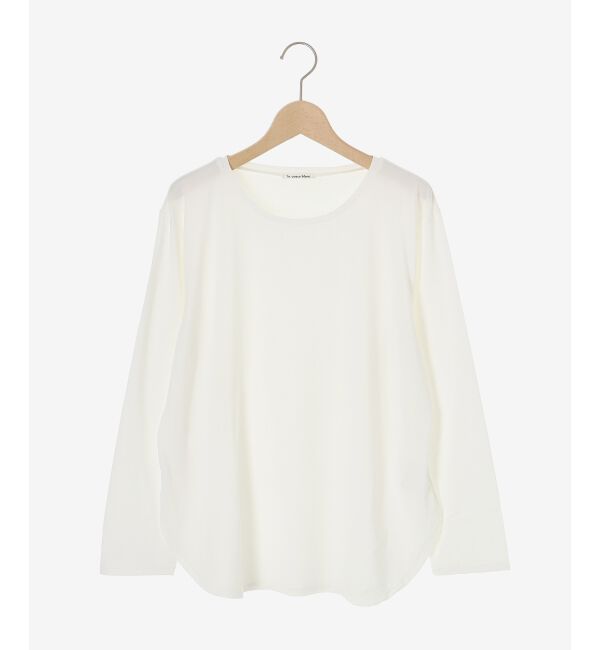 le.coeur blanc「ラウンドヘムカットソープルオーバー」|Tシャツ・カットソー|