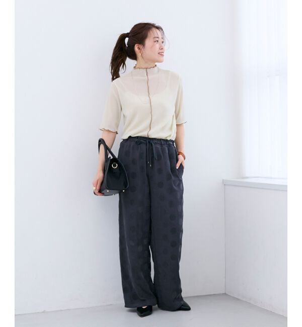  「《WEB限定アイテム》メロウシアーハイネックトップス」|Tシャツ・カットソー|