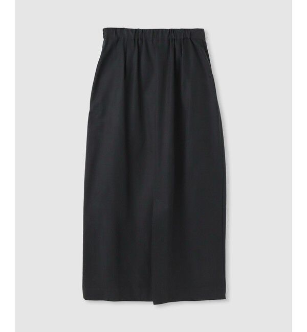 allureville「コットンキュプラサイドタックストレートスカート」|スカート|