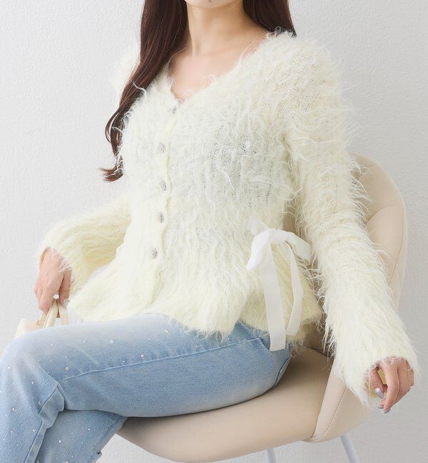  「【Premium order】ふわモテペプラムニット/セットアップ可能」|ニット・セーター|