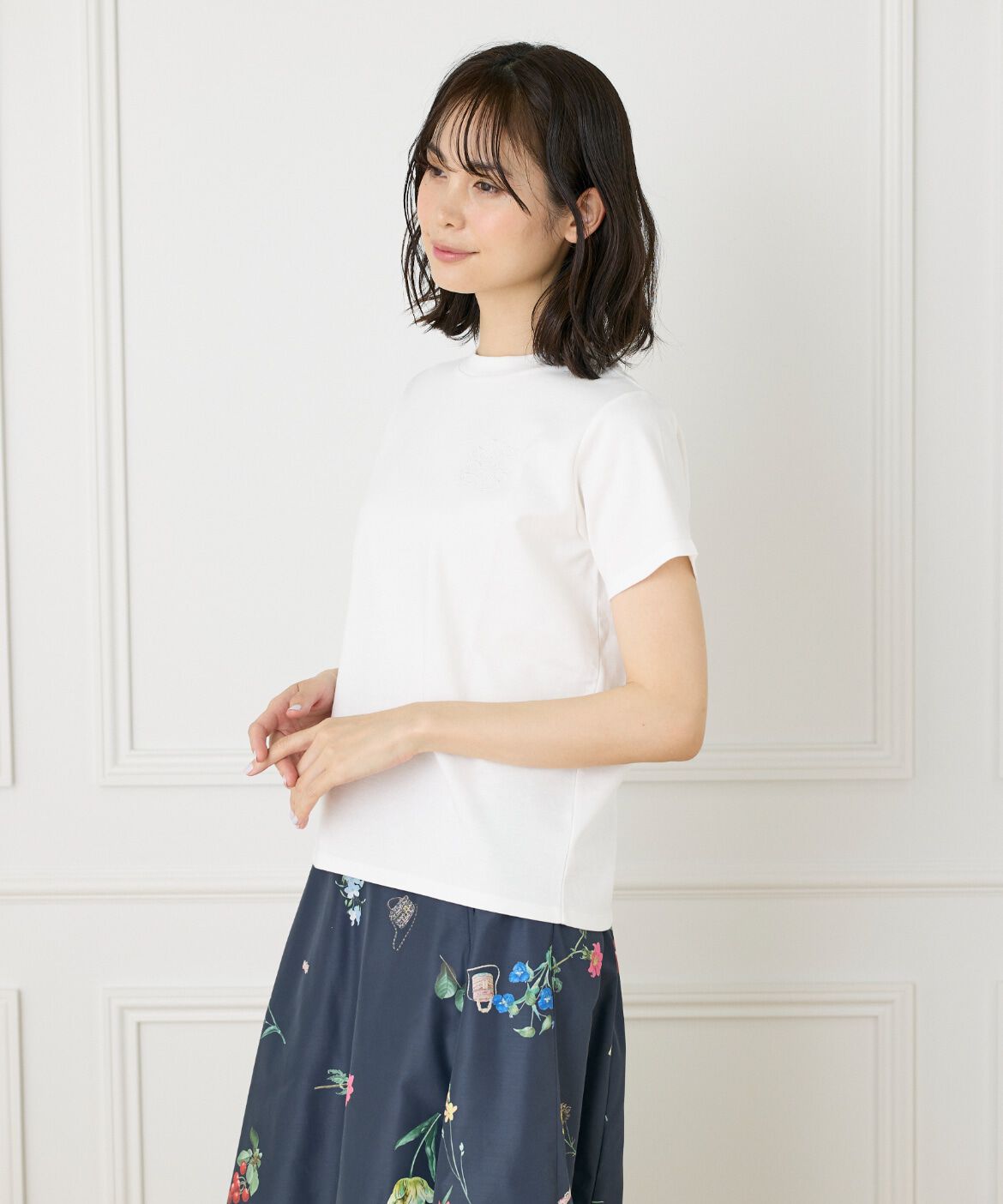 Maglie le cassetto「《大きいサイズ》LOVERコンパクトTシャツ」|Tシャツ・カットソー|