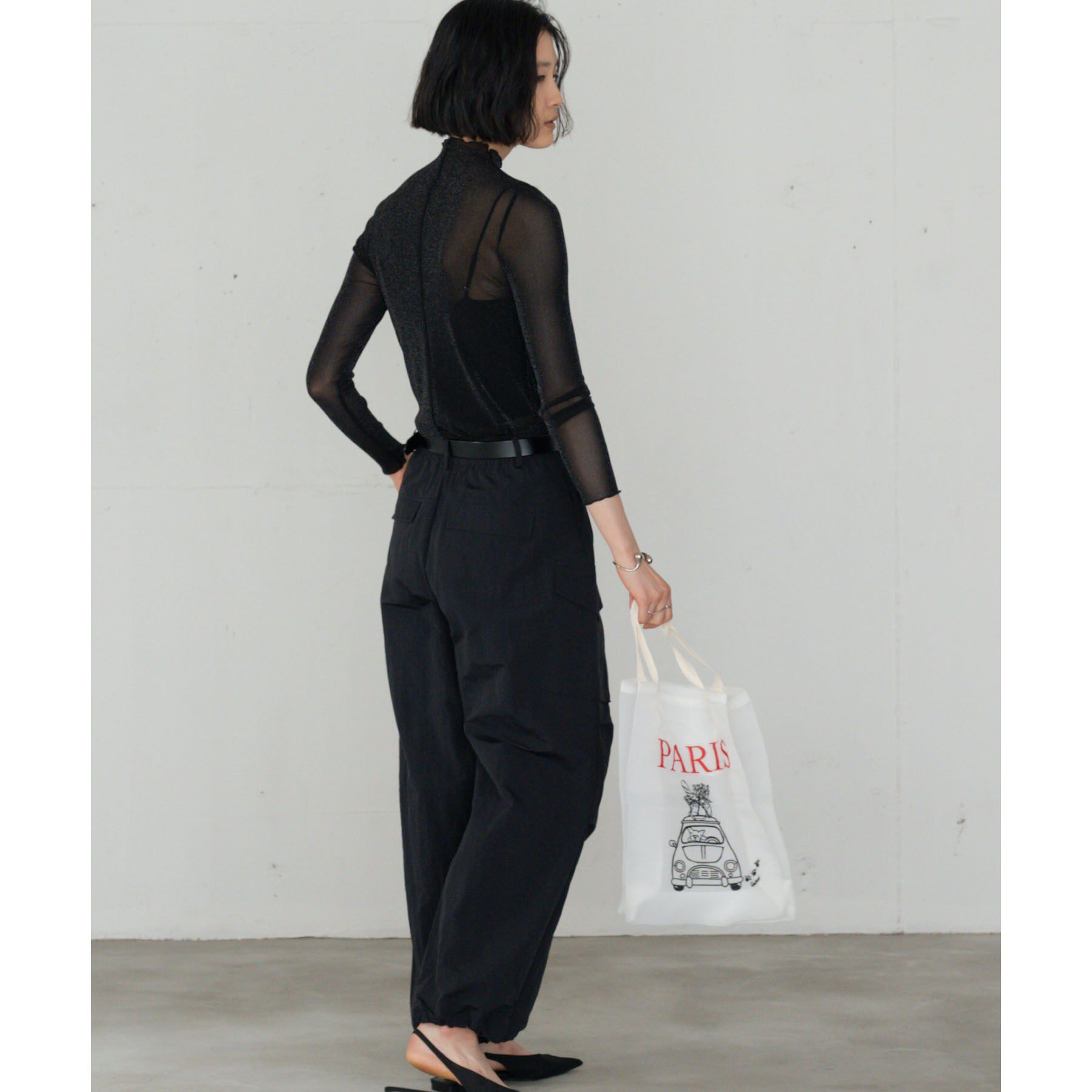 GALLEST「シアーラメハイネックカットソー」|Tシャツ・カットソー|
