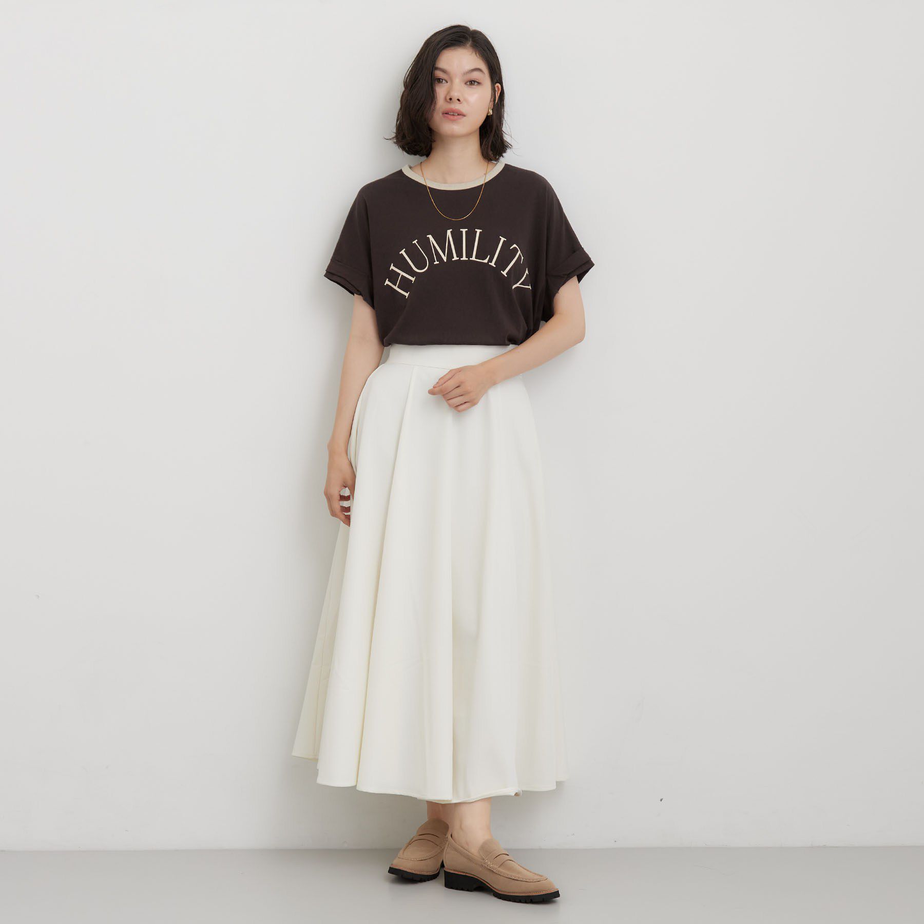 THE SHOP TK「リンガーロゴTシャツ」|Tシャツ・カットソー|