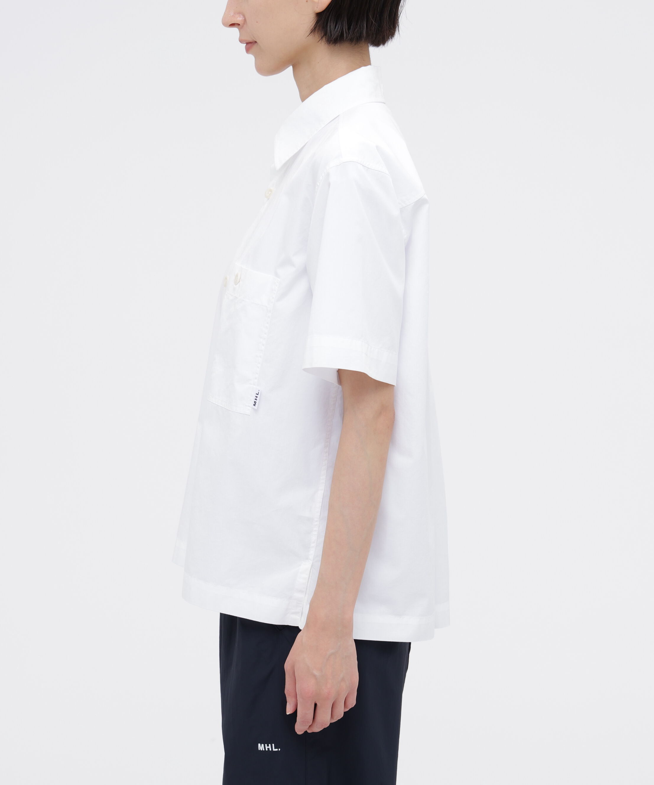 MHL.「MHL. UTILITY WEAR PIECE DYED COTTON POPLIN SHIRT」|シャツ・ブラウス|
