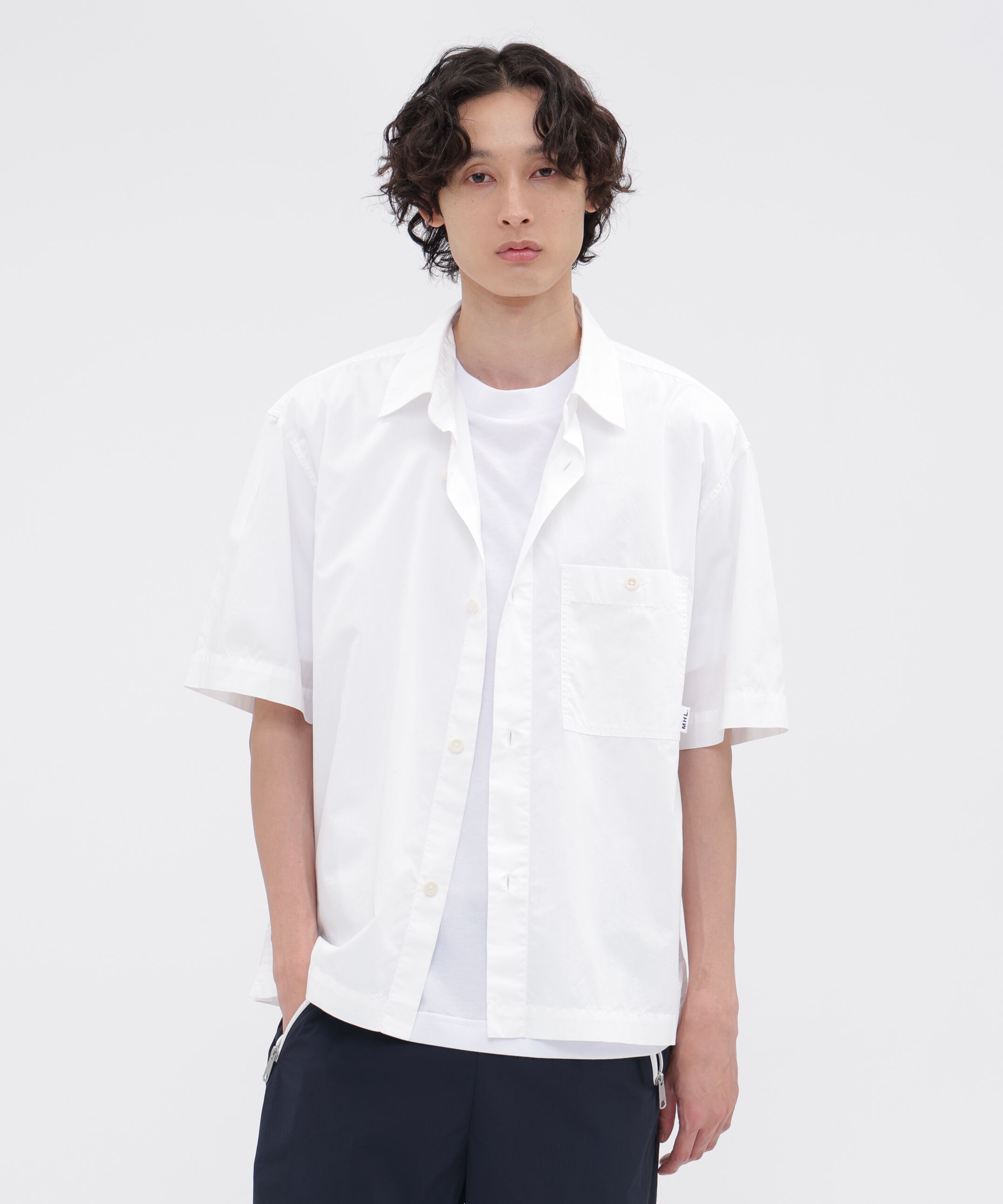 MHL.「MHL. UTILITY WEAR PIECE DYED COTTON POPLIN SHIRT」|シャツ・ブラウス|