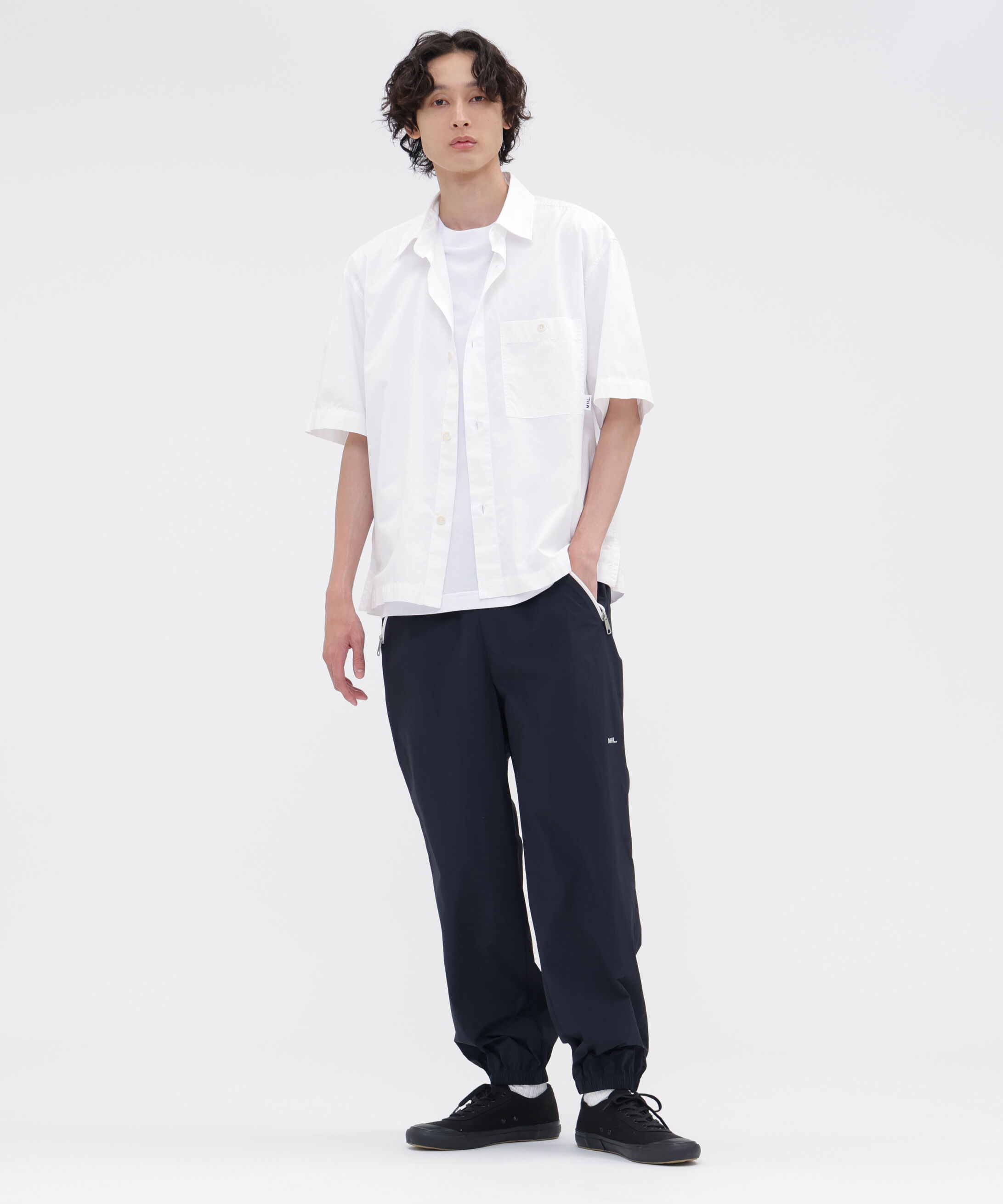 MHL.「MHL. UTILITY WEAR PIECE DYED COTTON POPLIN SHIRT」|シャツ・ブラウス|