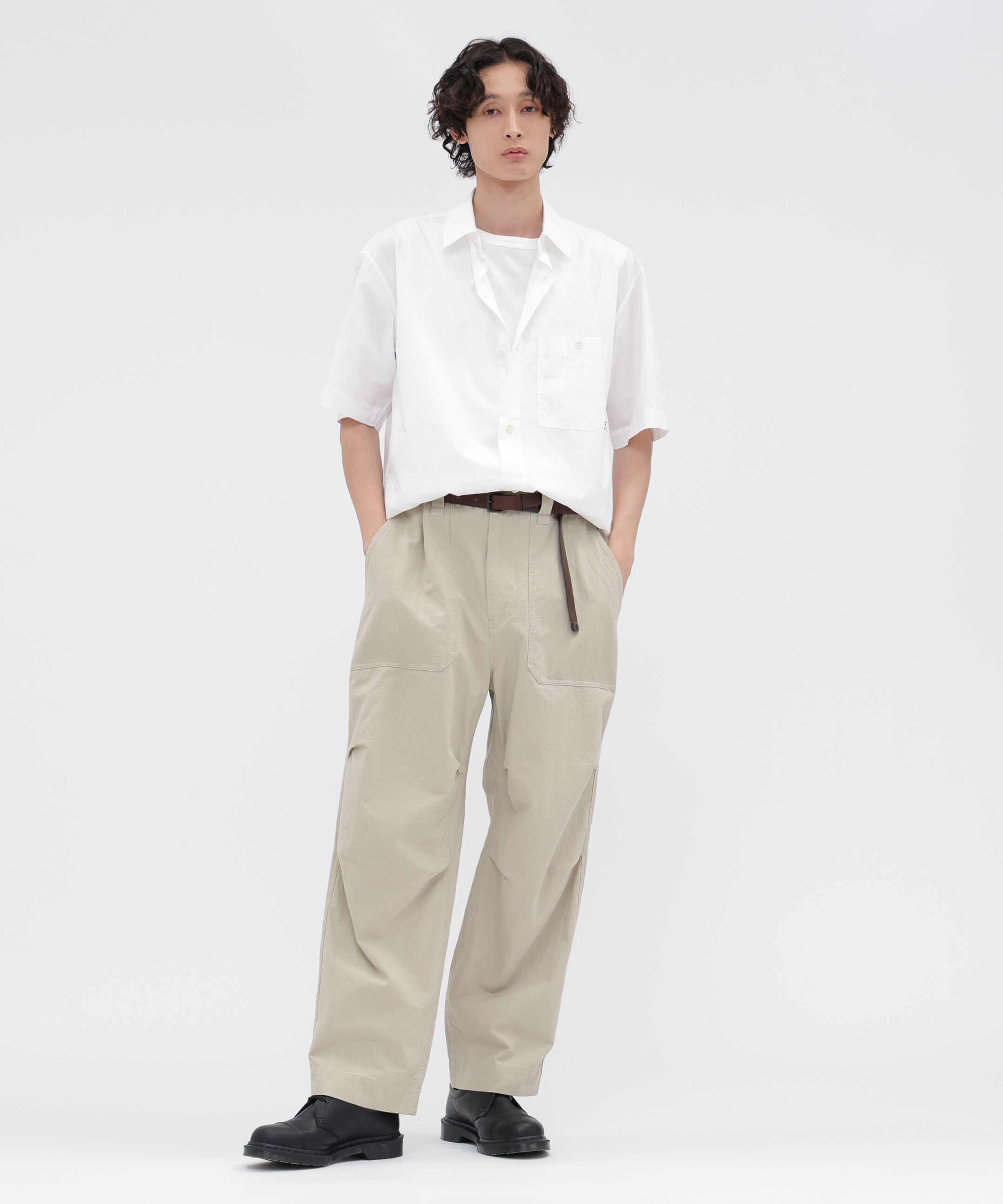 MHL.「MHL. UTILITY WEAR PIECE DYED COTTON POPLIN SHIRT」|シャツ・ブラウス|