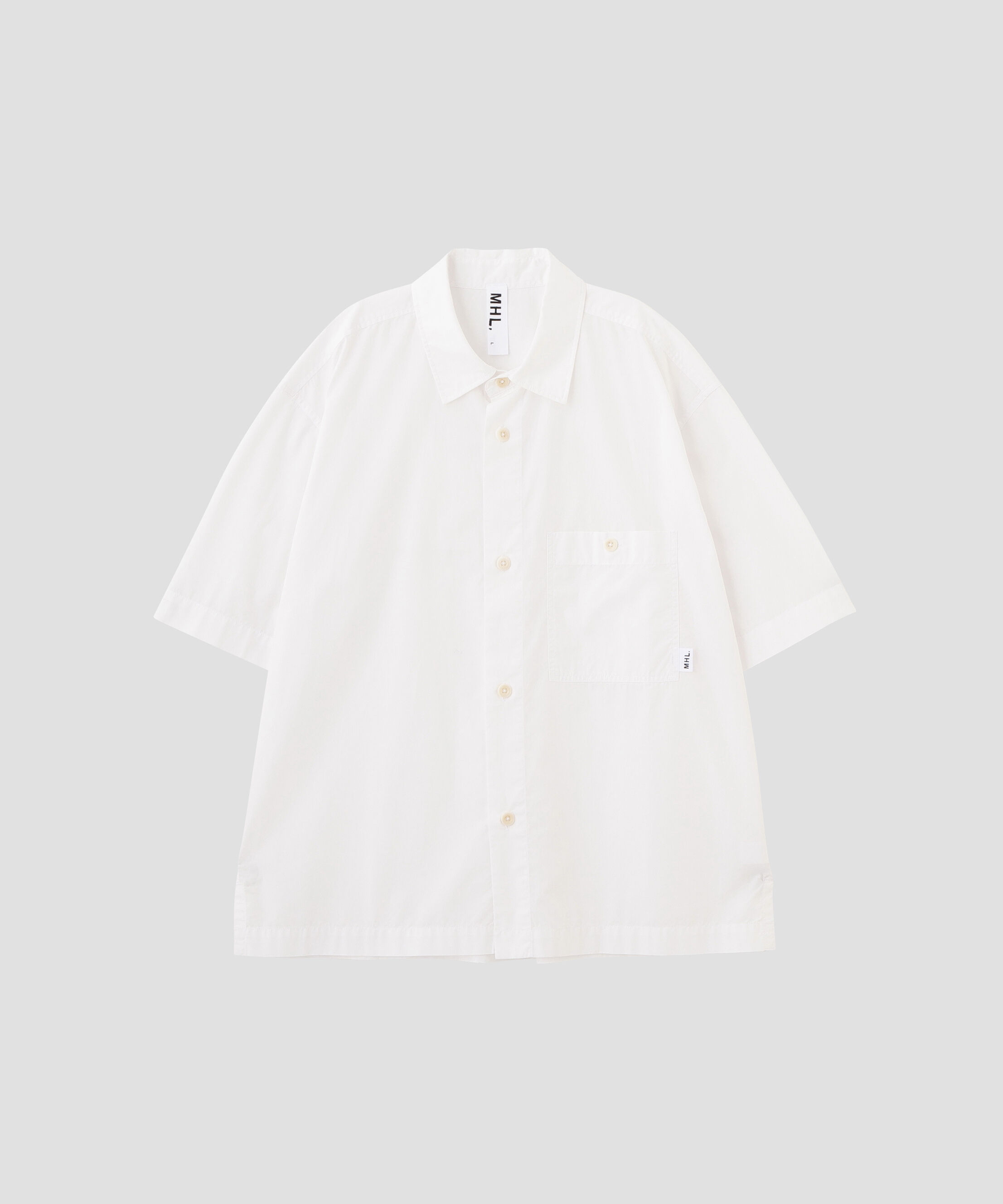 MHL.「MHL. UTILITY WEAR PIECE DYED COTTON POPLIN SHIRT」|シャツ・ブラウス|