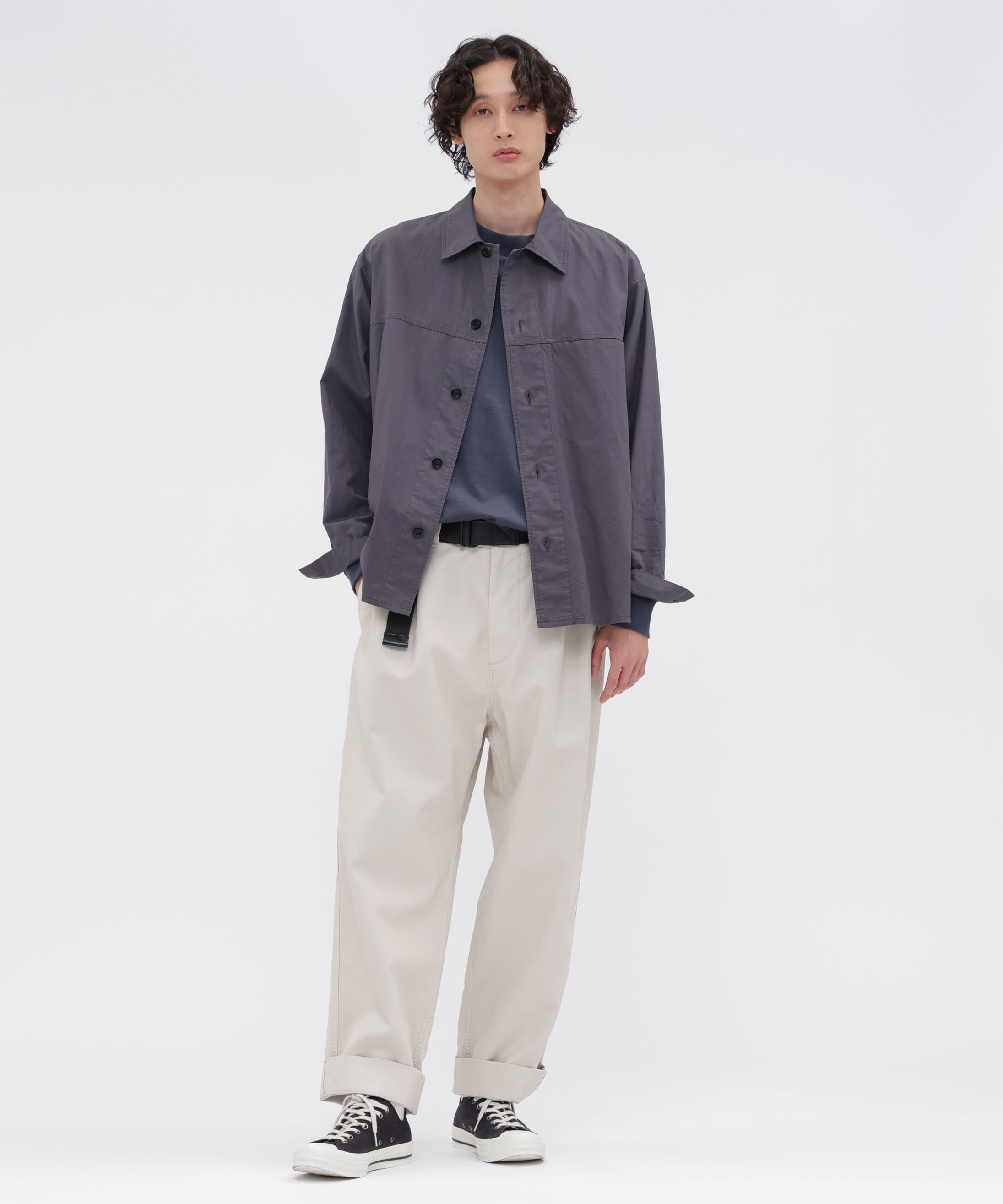 MHL.「JAPANESE DENSE COTTON TROUSERS」|その他|LIGHT BEIGE1