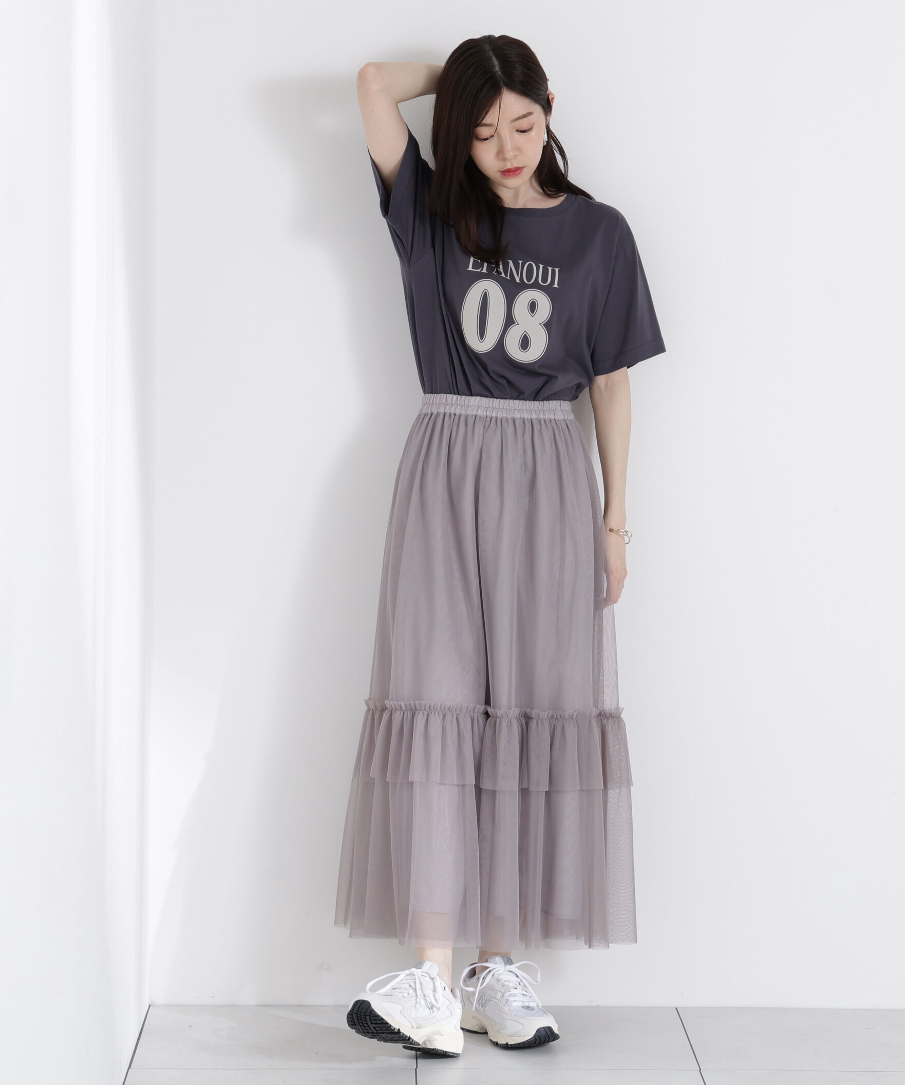 PROPORTION BODY DRESSING「チュールティアードスカート」|スカート|