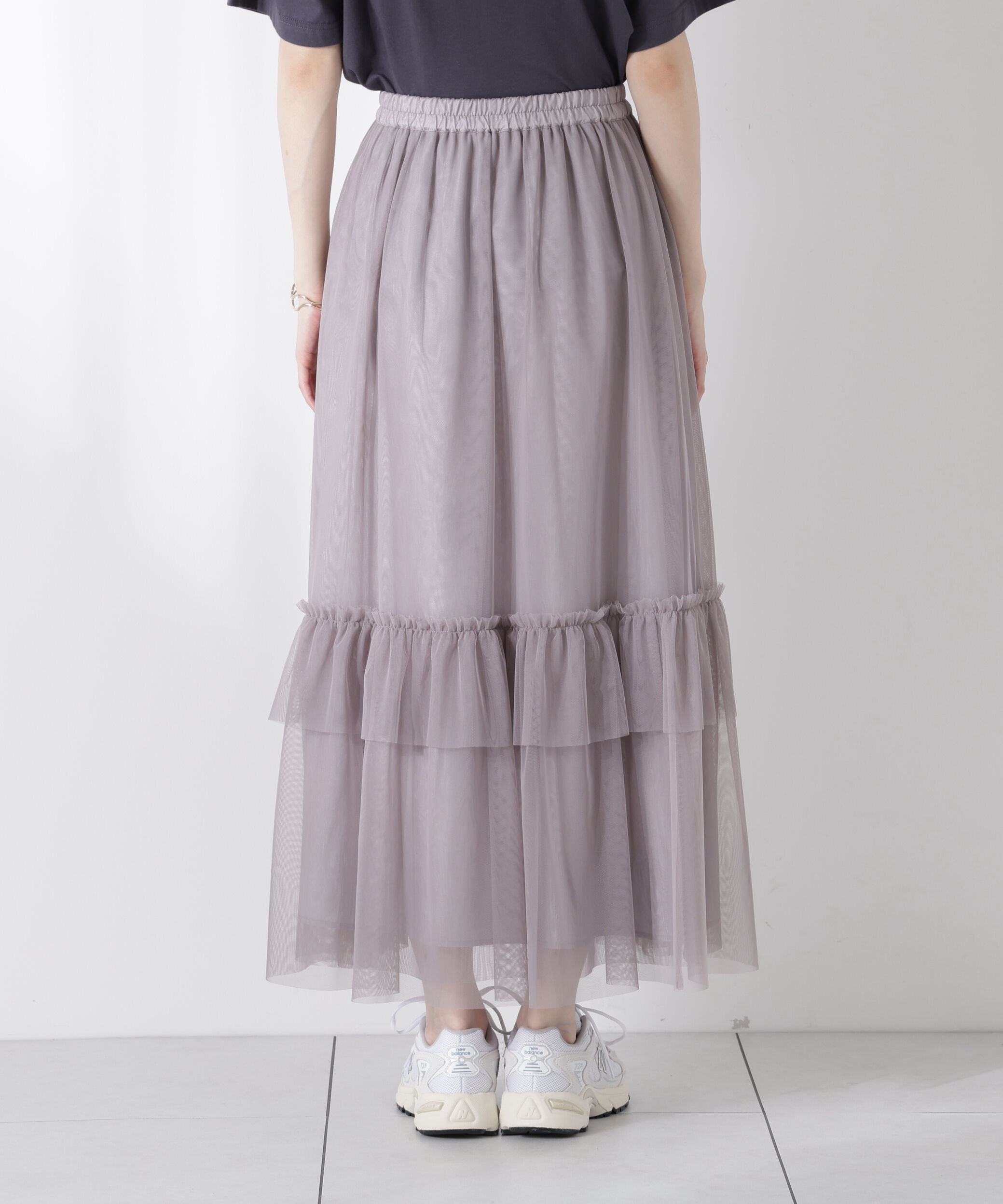PROPORTION BODY DRESSING「チュールティアードスカート」|スカート|