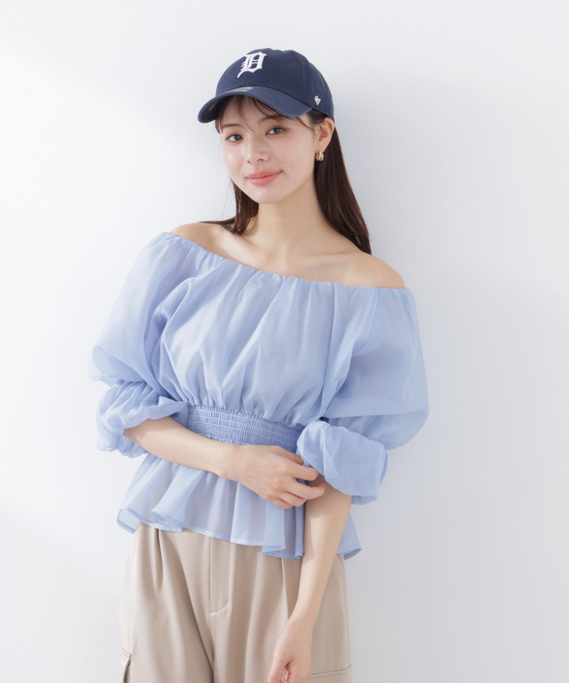 PROPORTION BODY DRESSING「2wayオフショルフィッシュテールブラウス　26SS」|シャツ・ブラウス|