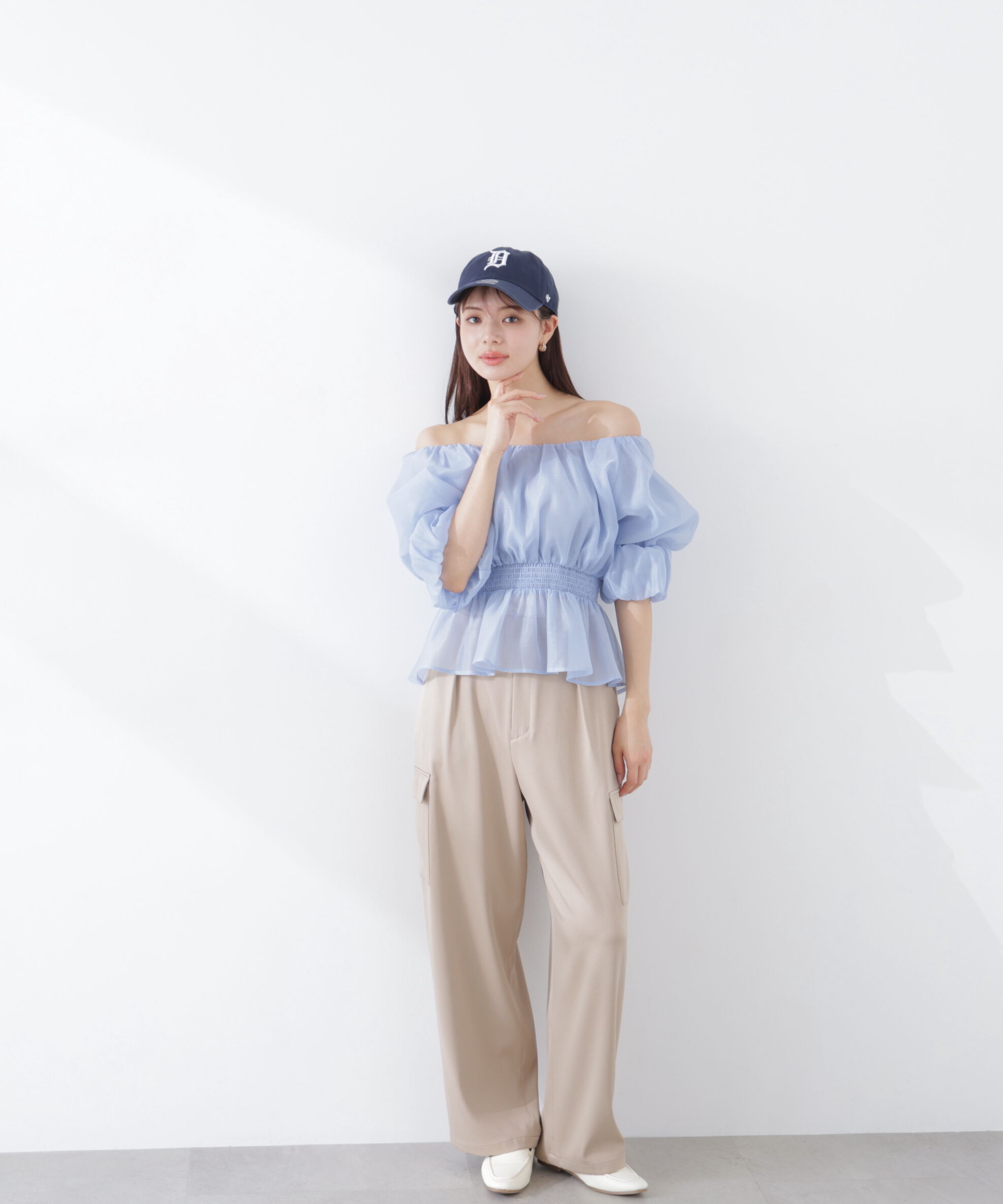 PROPORTION BODY DRESSING「2wayオフショルフィッシュテールブラウス　26SS」|シャツ・ブラウス|