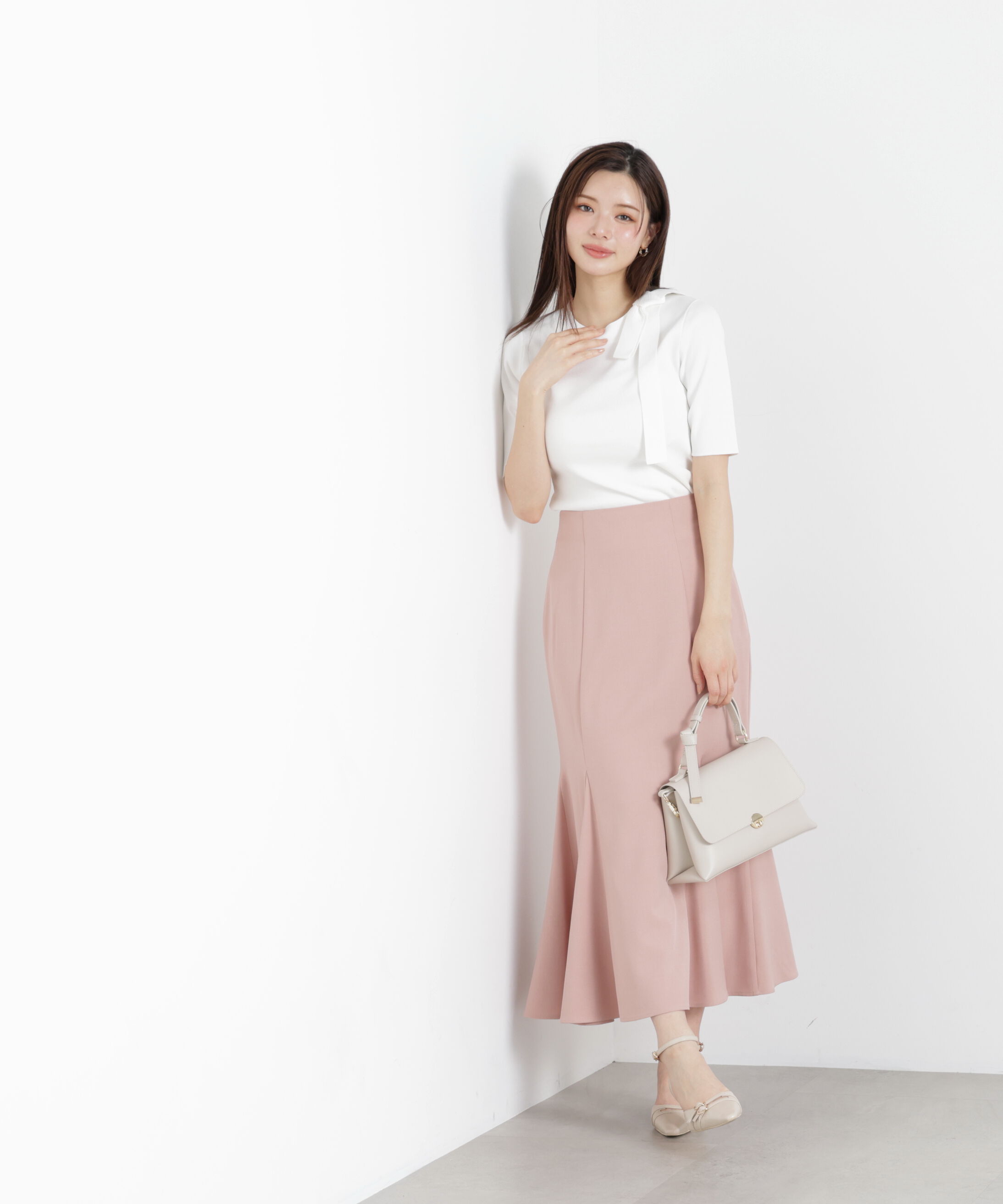 PROPORTION BODY DRESSING「＜UV＞サイドリボンニット　26SS」|ニット・セーター|