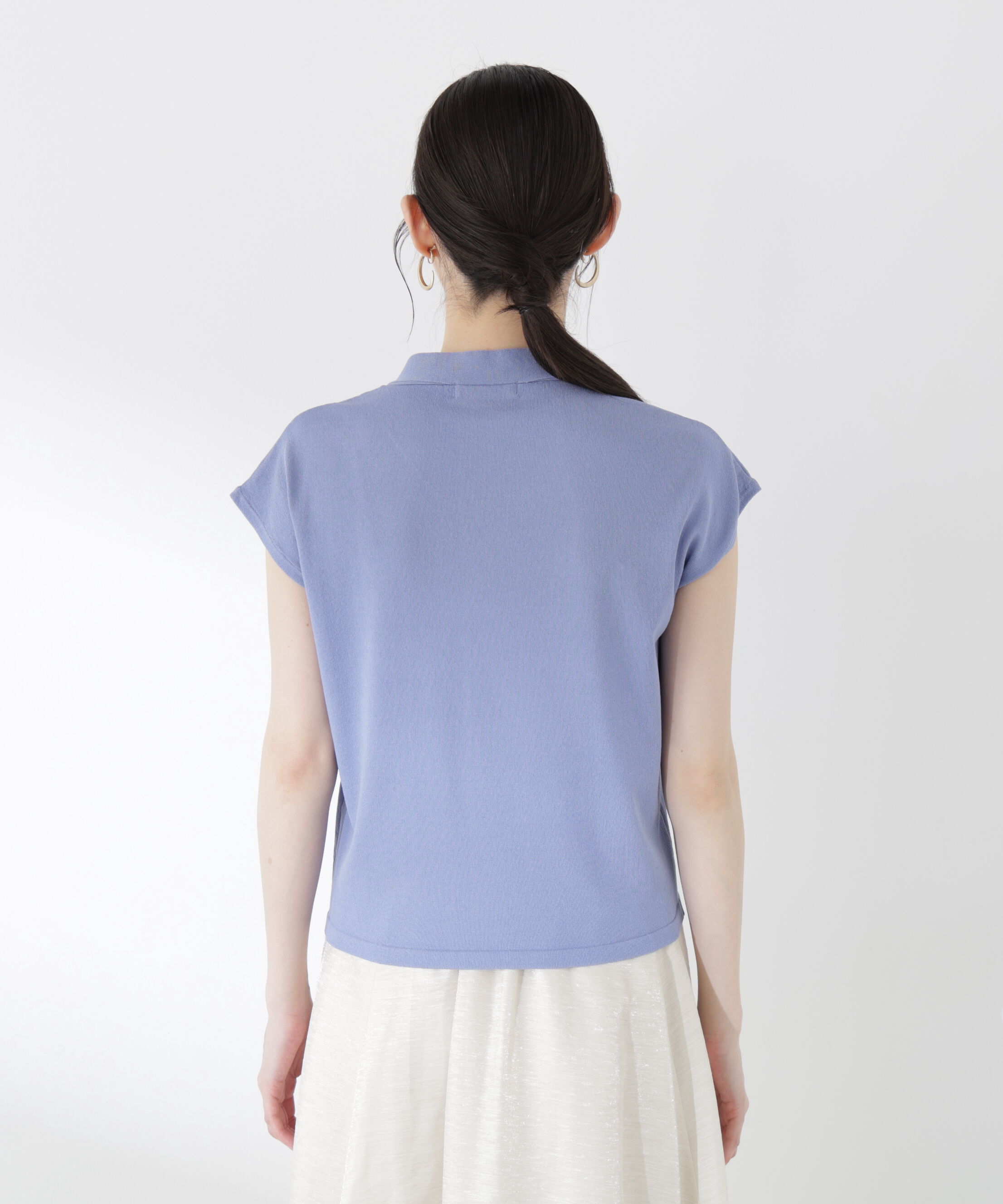 PROPORTION BODY DRESSING「＜中川紅葉さん着用＞Vネックタイ付きニット」|ニット・セーター|