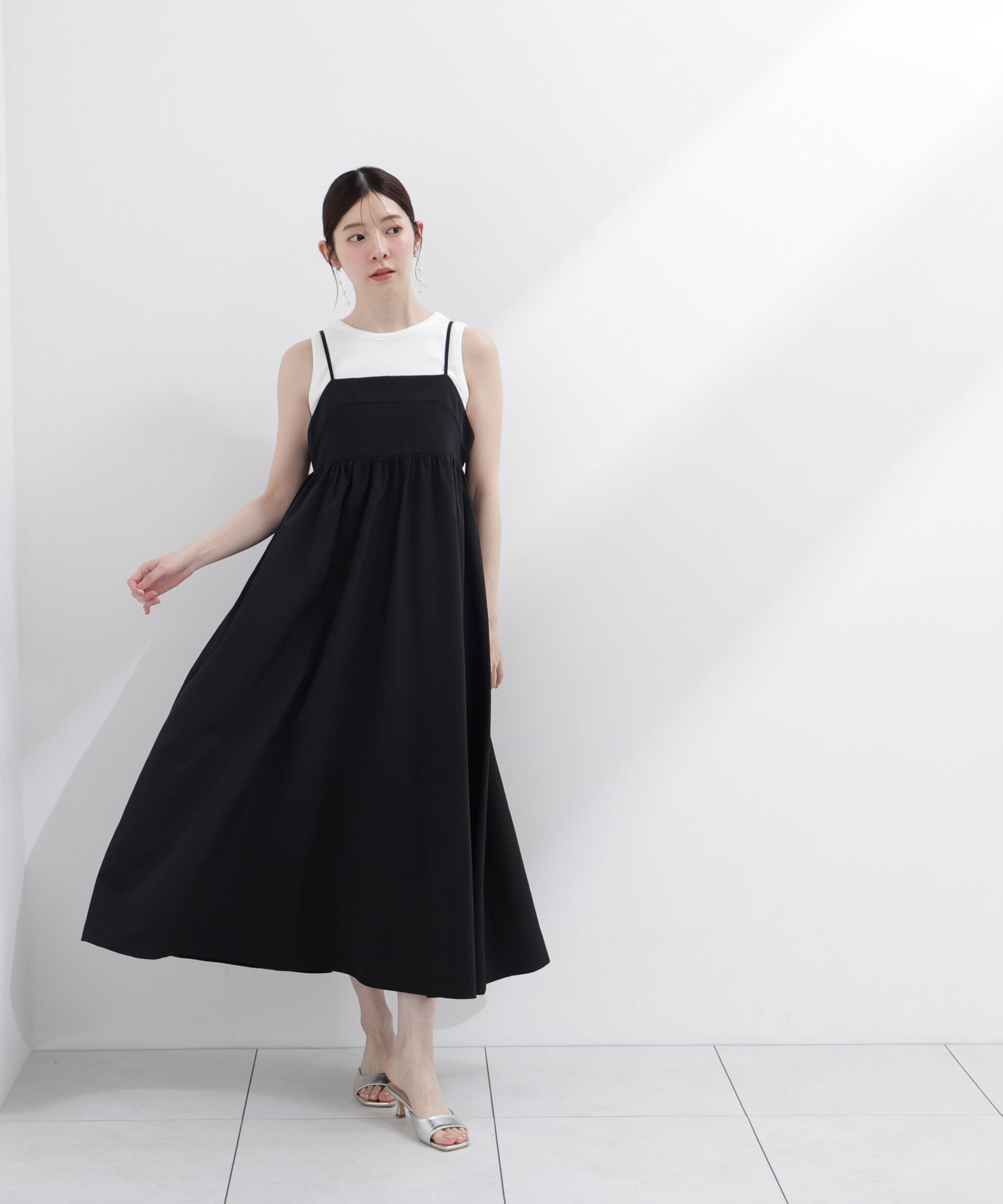 PROPORTION BODY DRESSING「カットドッキングキャミワンピース」|ワンピース|