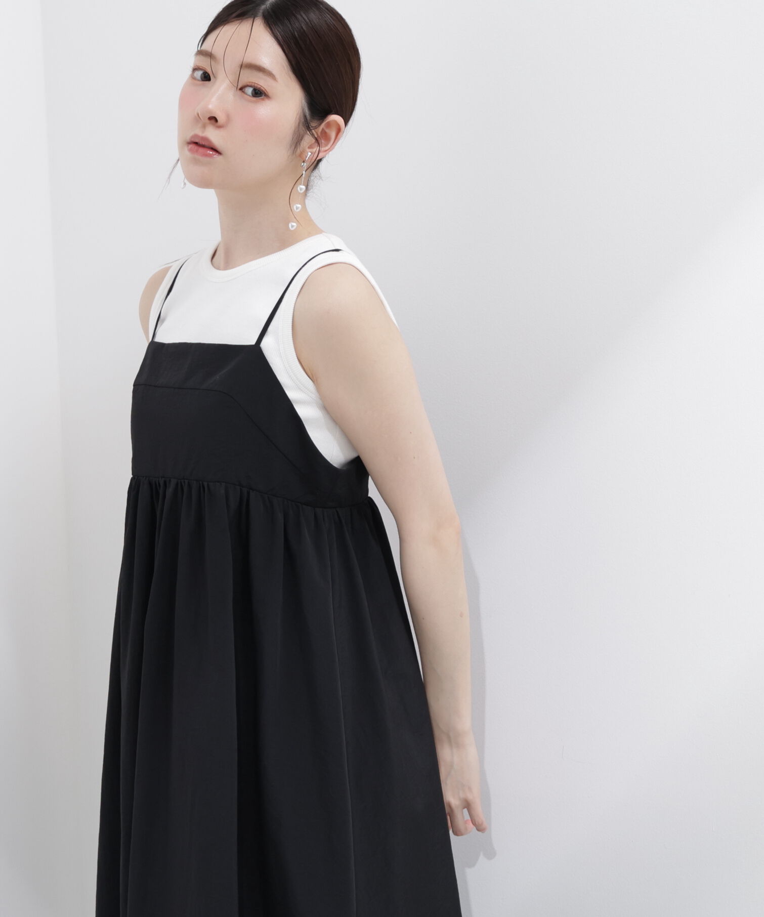 PROPORTION BODY DRESSING「カットドッキングキャミワンピース」|ワンピース|