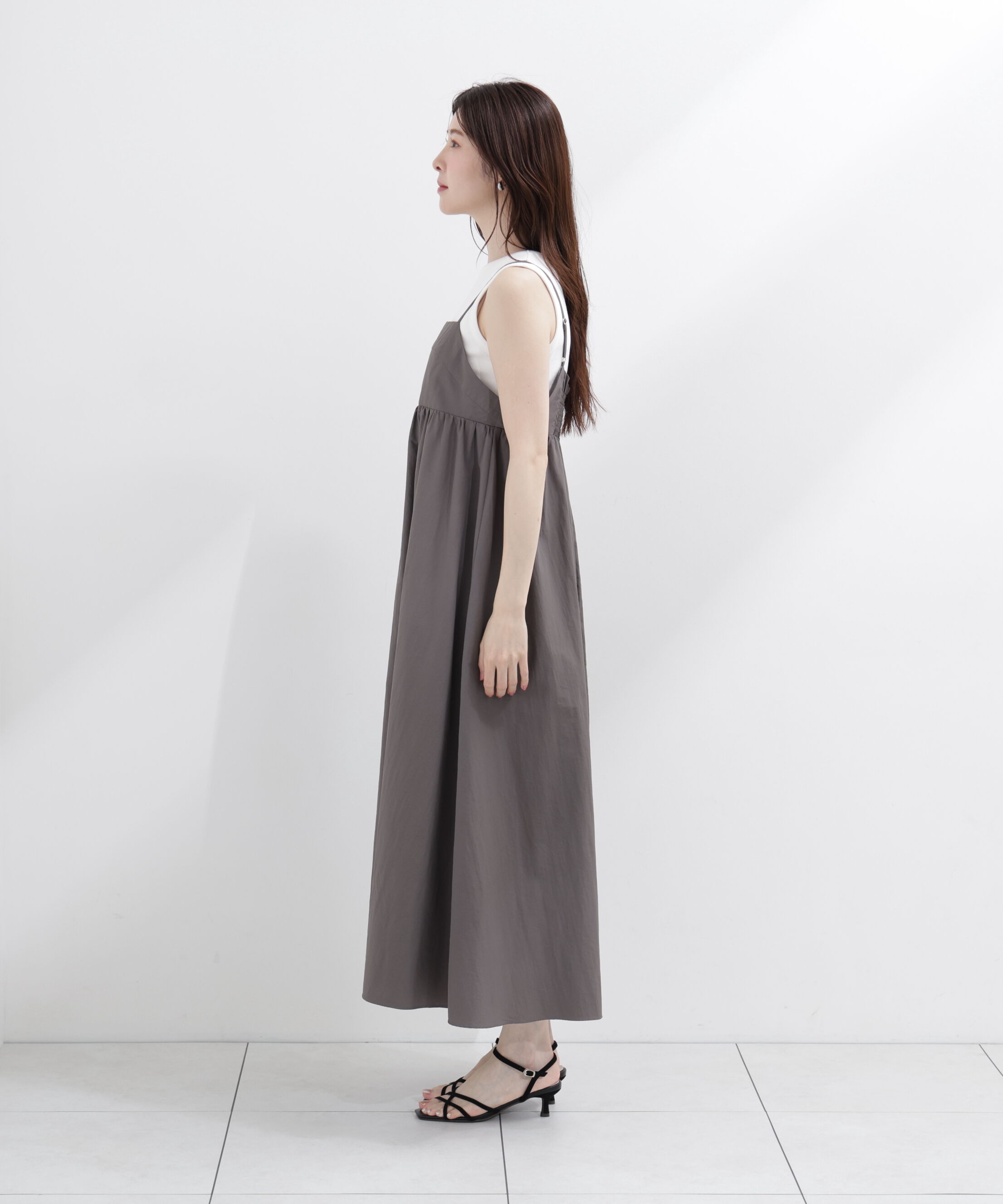 PROPORTION BODY DRESSING「カットドッキングキャミワンピース」|ワンピース|
