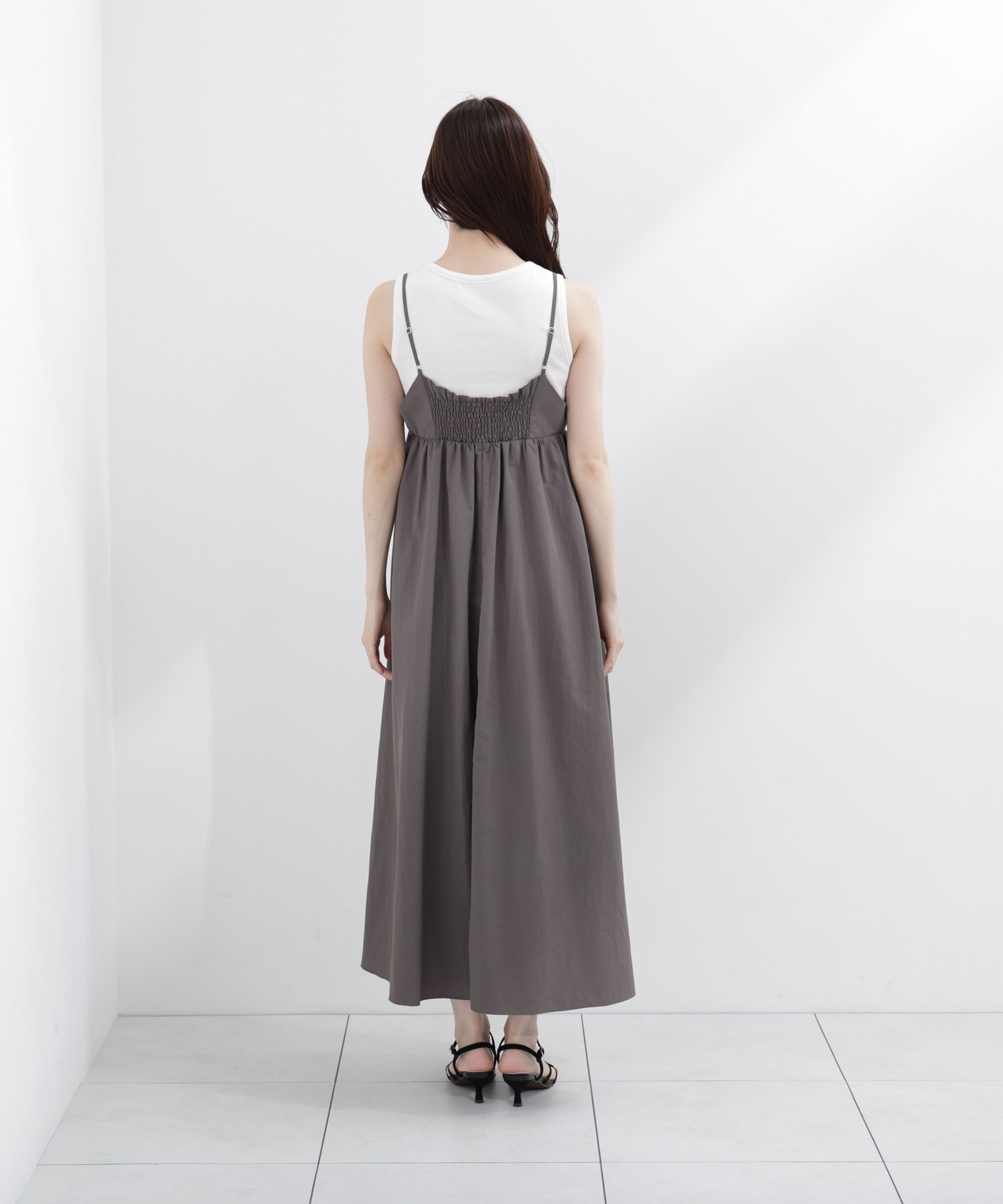 PROPORTION BODY DRESSING「カットドッキングキャミワンピース」|ワンピース|