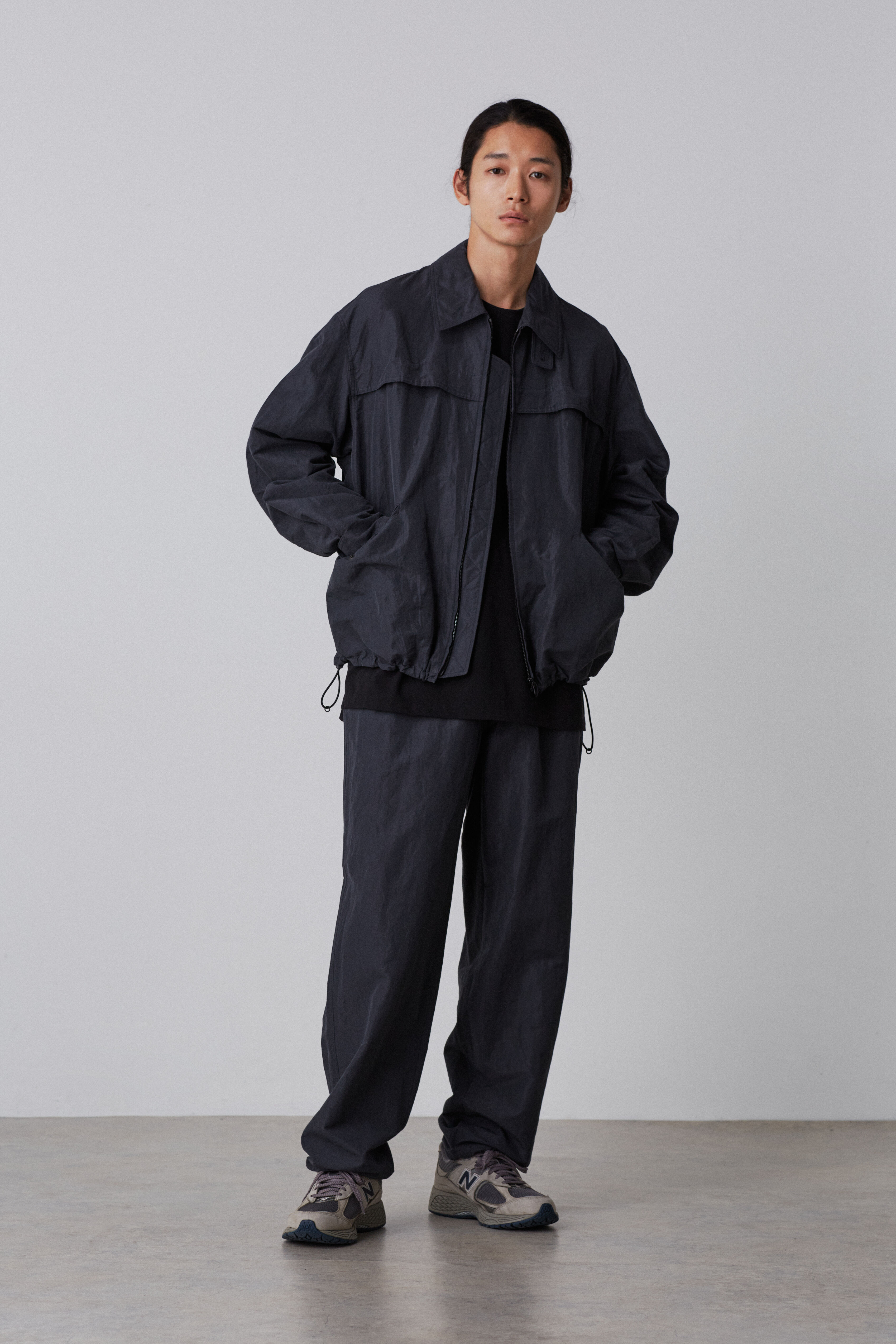 YLEVE 「YLEVE / RAMIE COTTON WEATHER TROUSERS」|その他|グレー