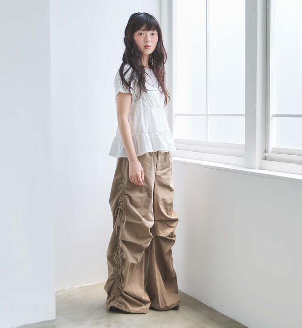 archives「花柄針抜きカットＴＯＰＳ&times;からみ刺繍フレアキャミＳＥＴ」|カーディガン|