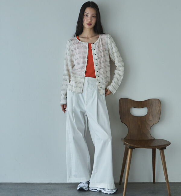 Doux archives「２ＷＡＹフリルカットソーカーディガン」|Tシャツ・カットソー|