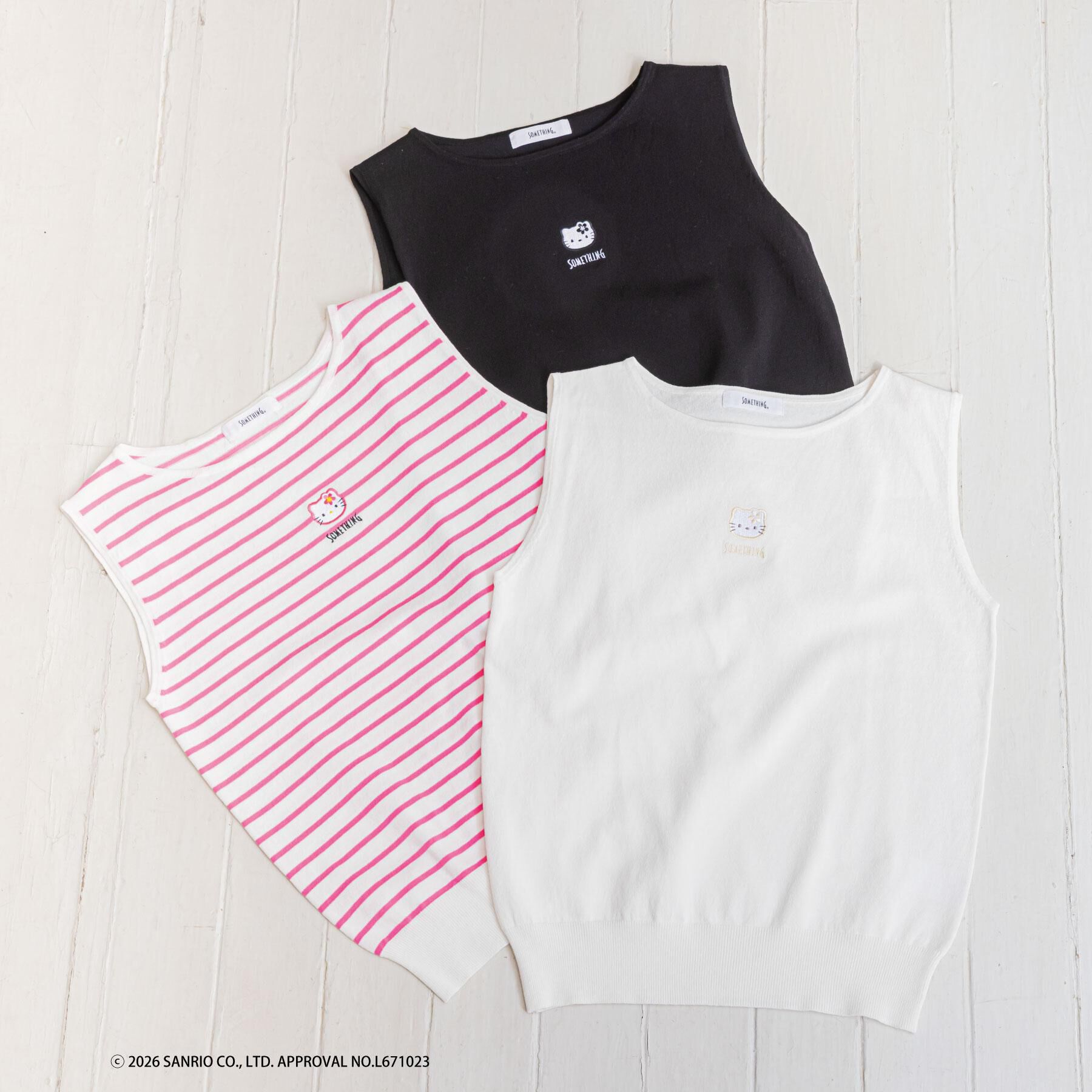 ITS&rsquo;DEMO「SOMETHING&times;HELLO KITTY ニット」|ニット・セーター|