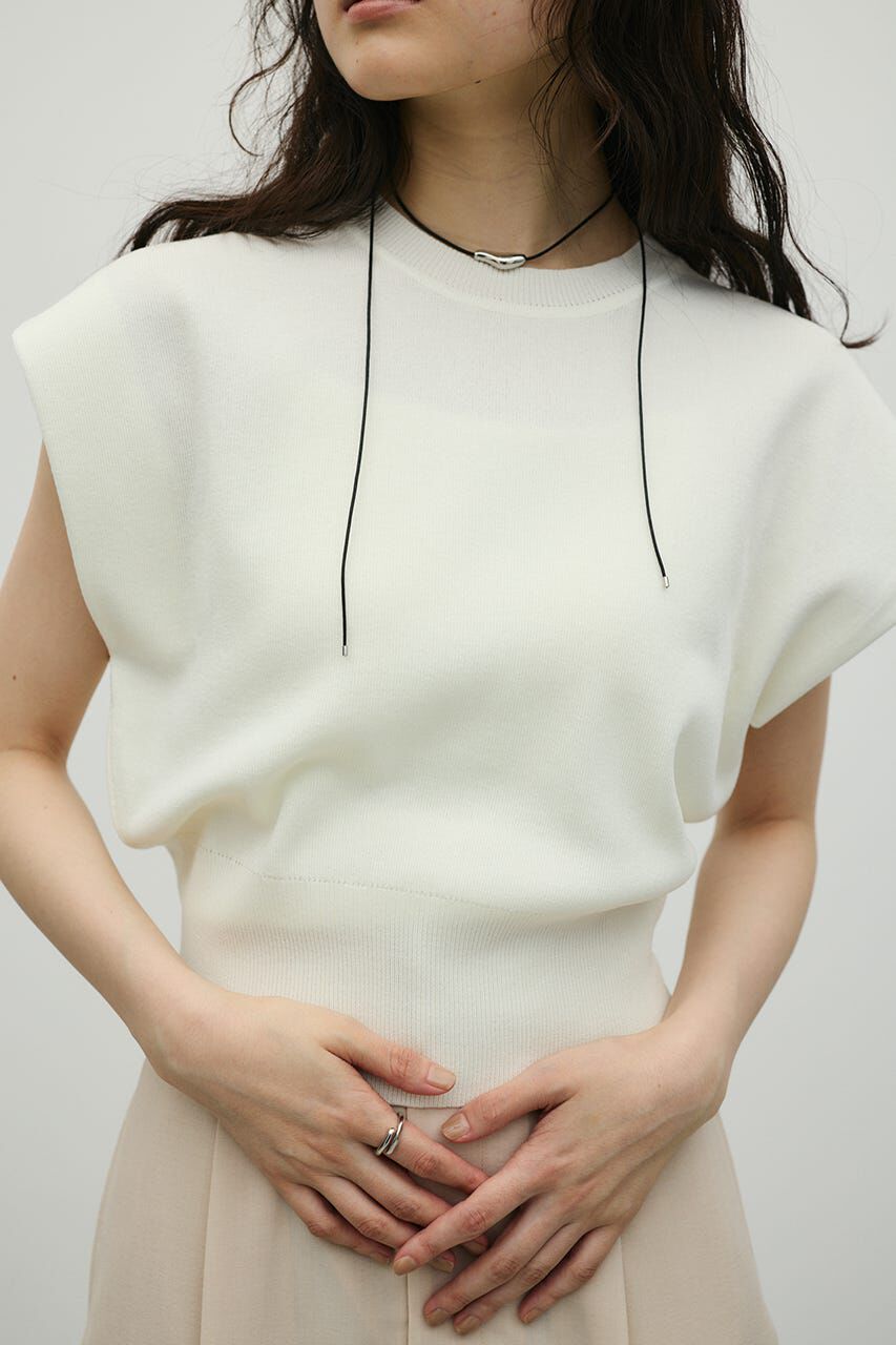 STYLEMIXER「ショルダータックニット」|タンクトップ|