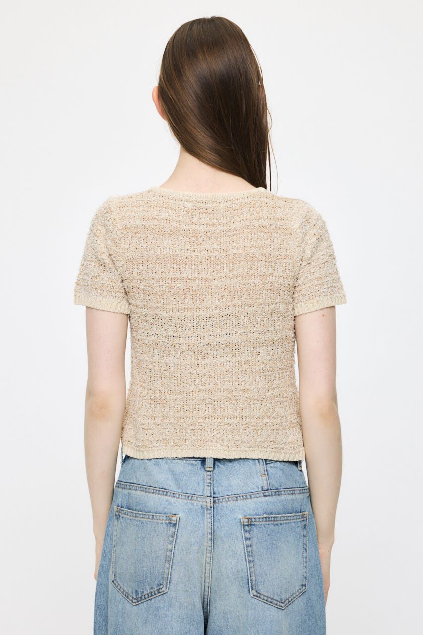 MOUSSY「FRONT RIBBON KNIT カーディガン」|ニット・セーター|