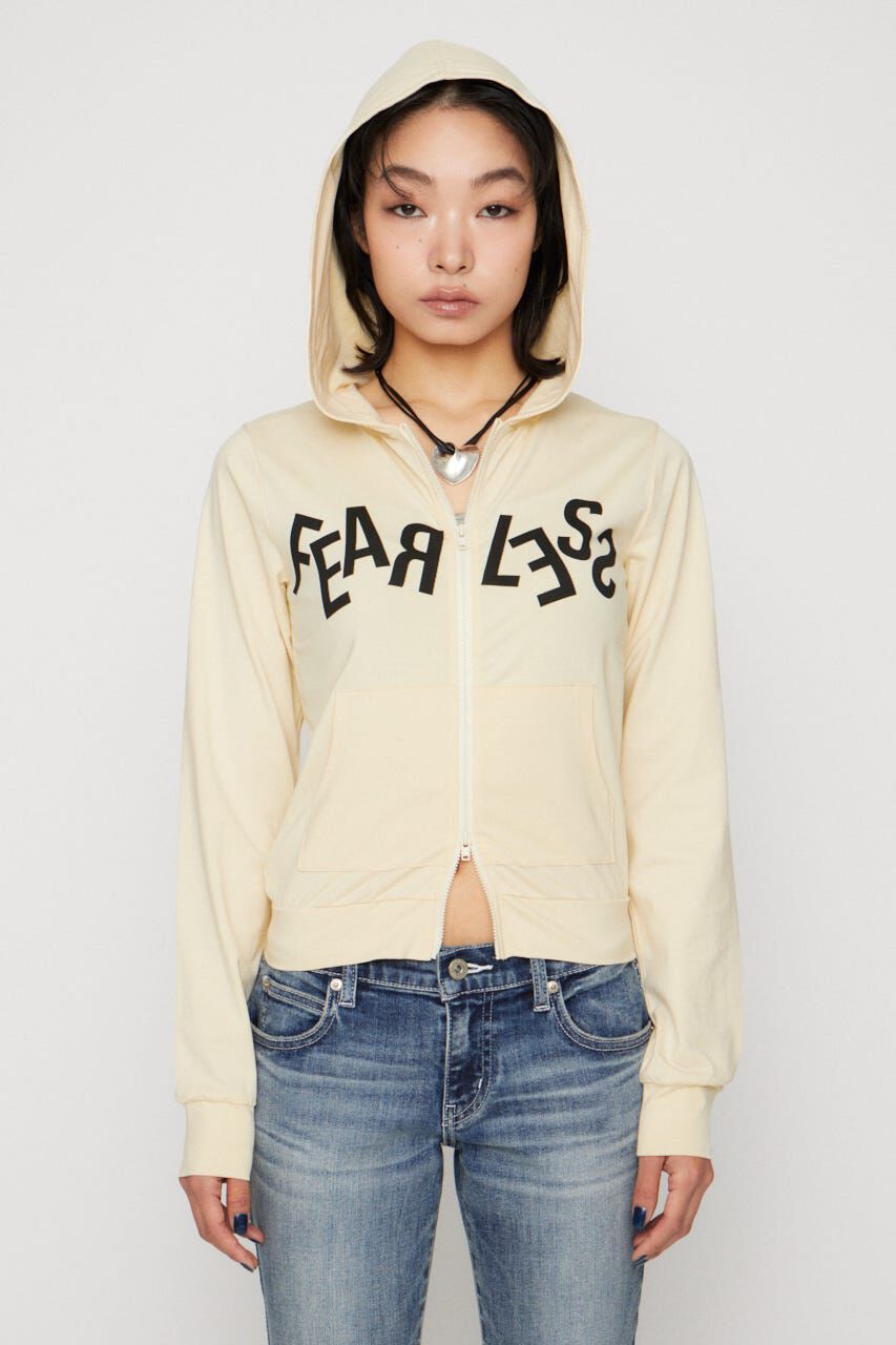 LAGUA GEM「LETTERING  PRINT LIGHT パーカー」|パーカー|L/YEL1