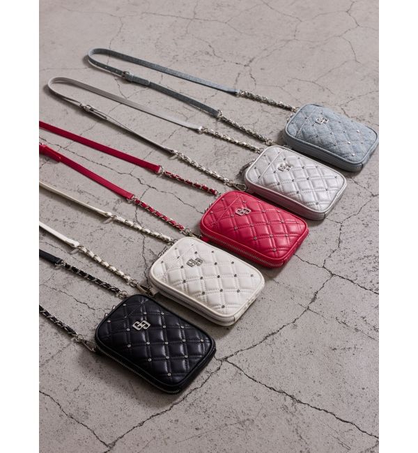 GYDA「GG bijou quilting ミニショルダーBAG」|ショルダー・メッセンジャー|