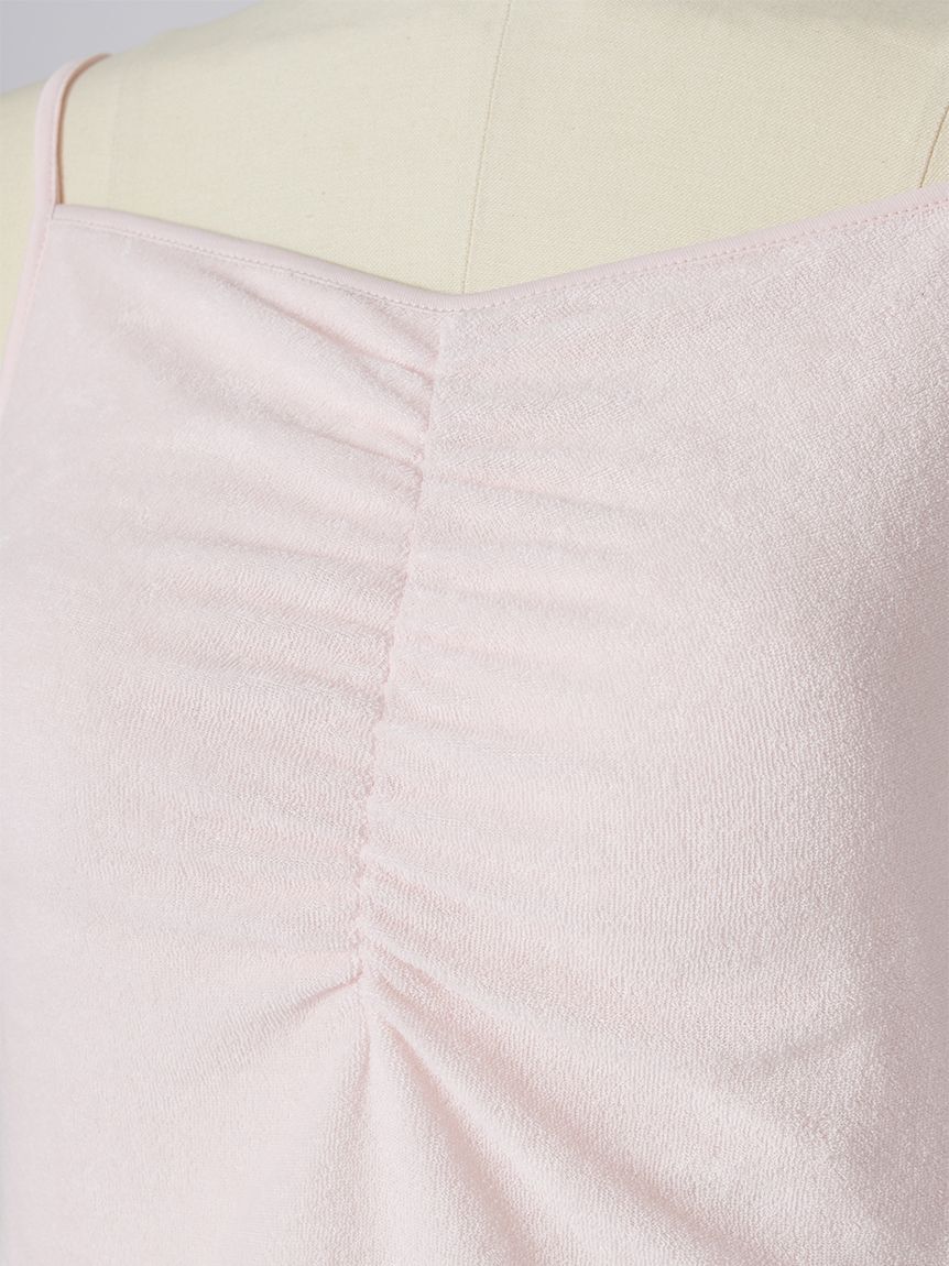 SNIDEL「【WEB限定】パイルパーカーセットキャミワンピース」|ワンピース|