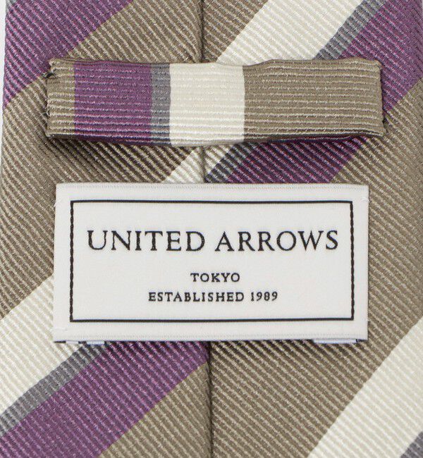 UNITED ARROWS「フォサッティ カラー レジメンタル ネクタイ」|ネクタイ・蝶ネクタイ|