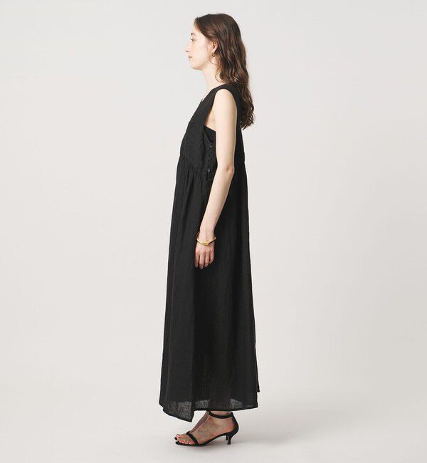 UNITED ARROWS「エンブロイダリー ノースリーブ ワンピース」|ワンピース|