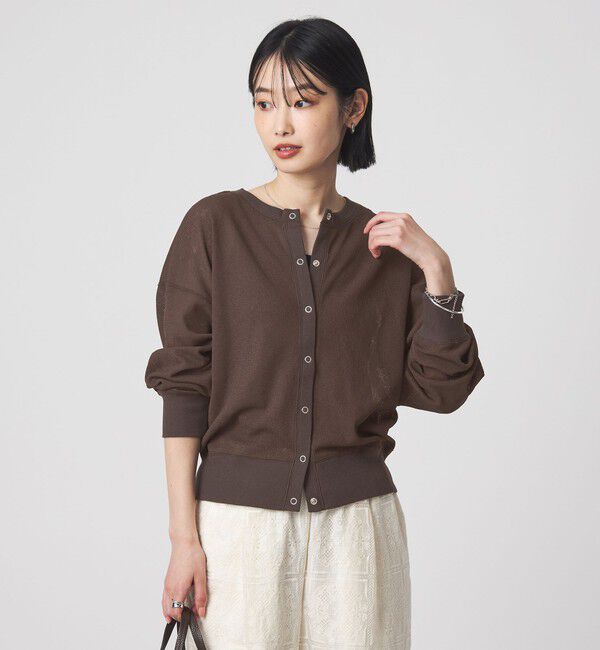 UNITED ARROWS green label relaxing「シアー サーマル 2WAY カーディガン」|カーディガン|